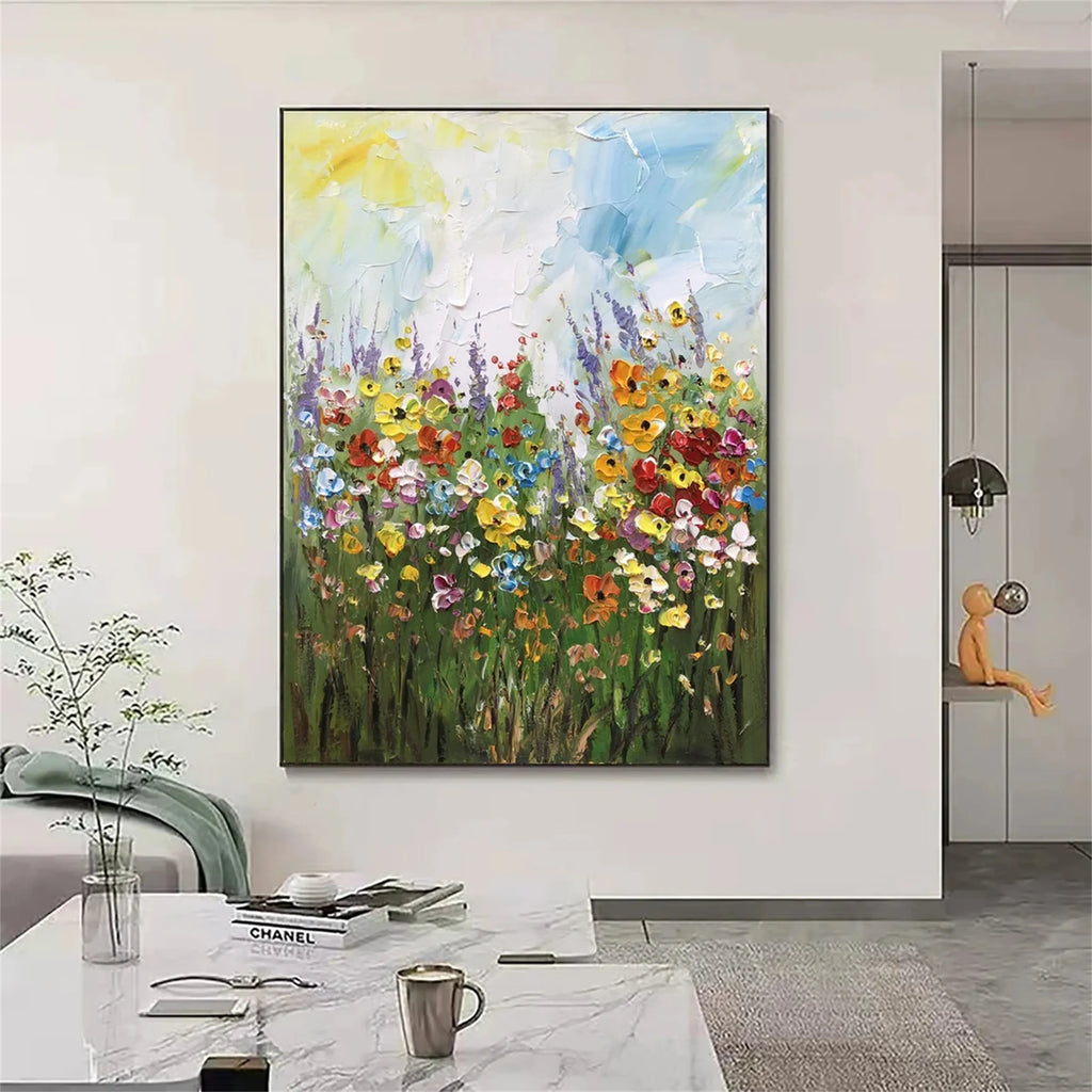 絵画 Oil painting of beautiful flowers. 1_edf6bdf7-d9a4-421c-8a49-