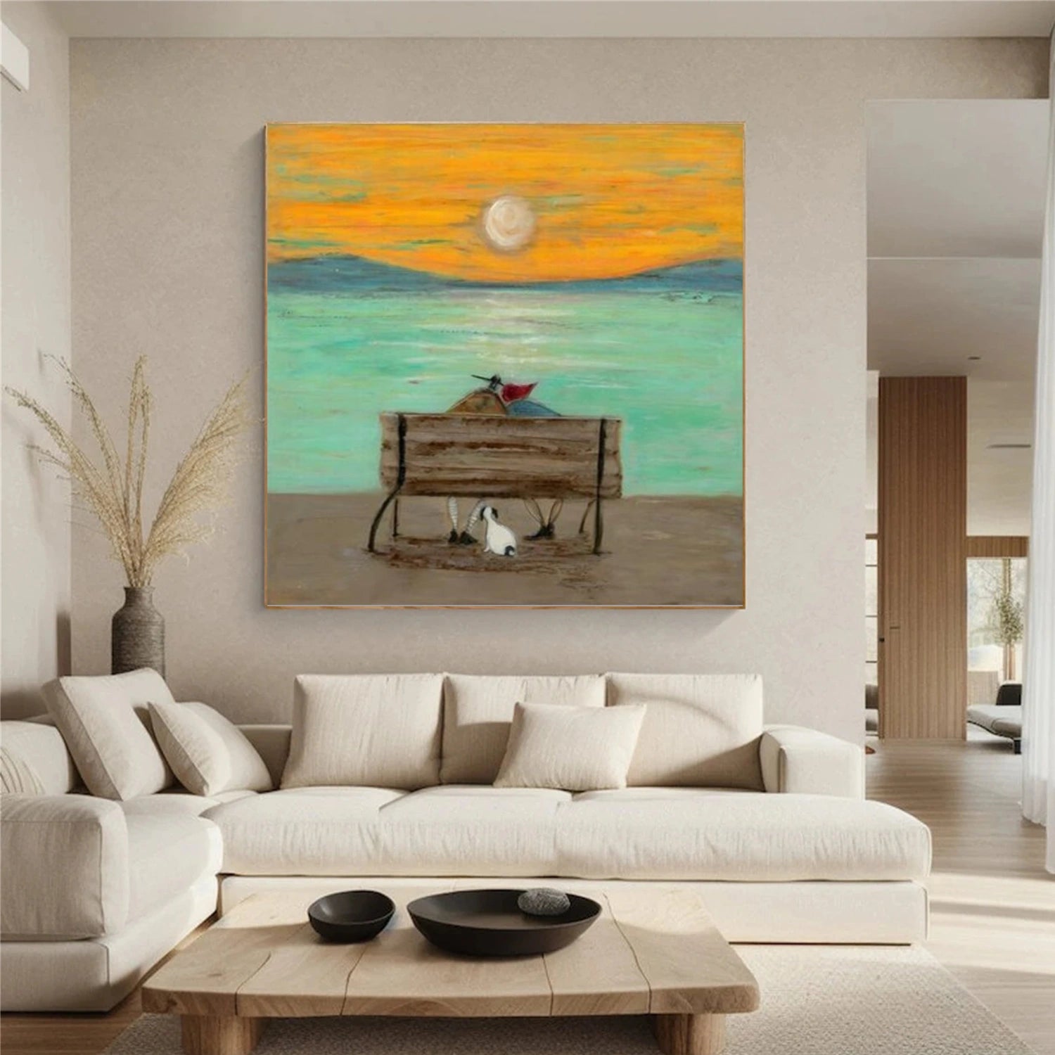 Colorful Abstract Portrait Wall Art #PT021