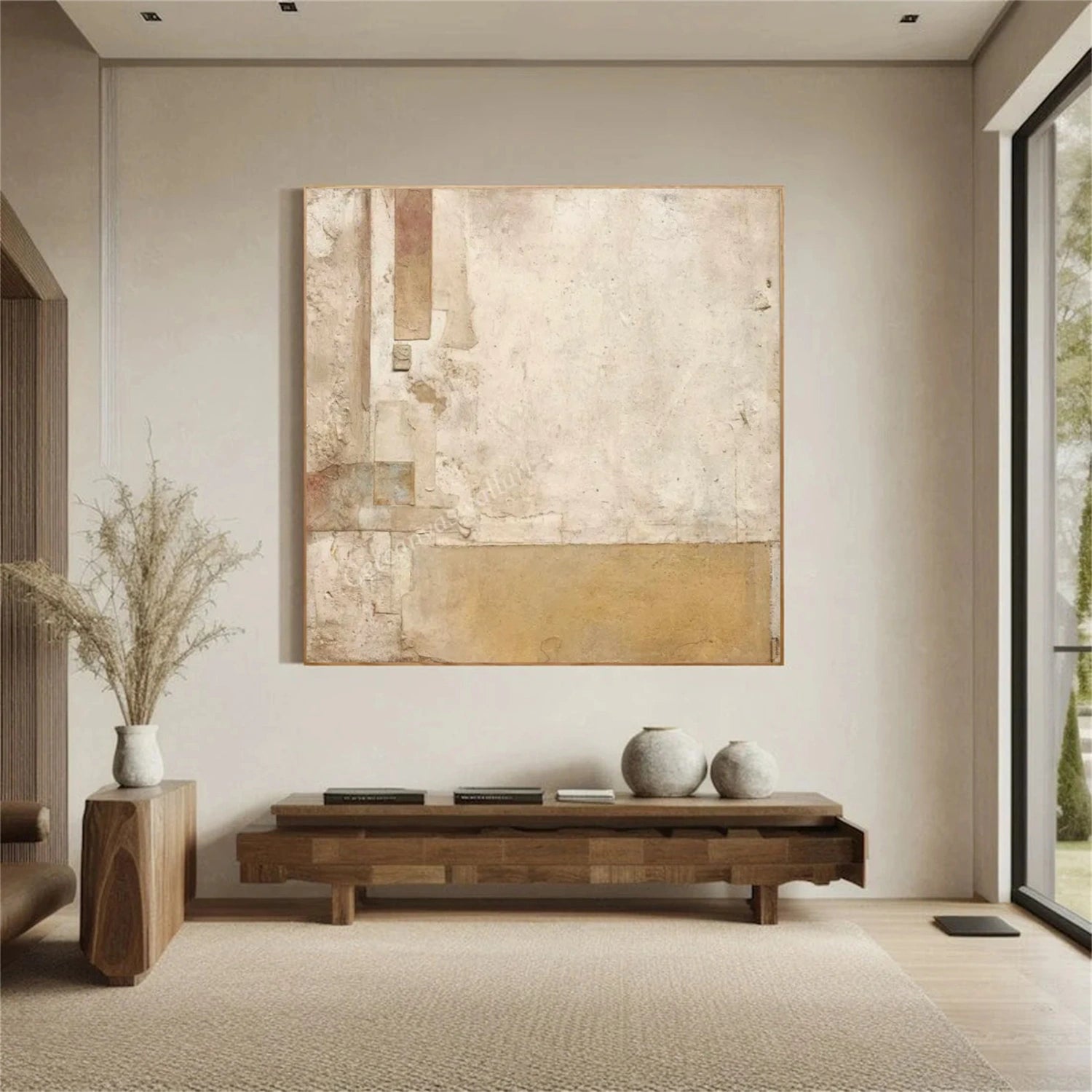 Beige Wabi Sabi Wall Art #WS389