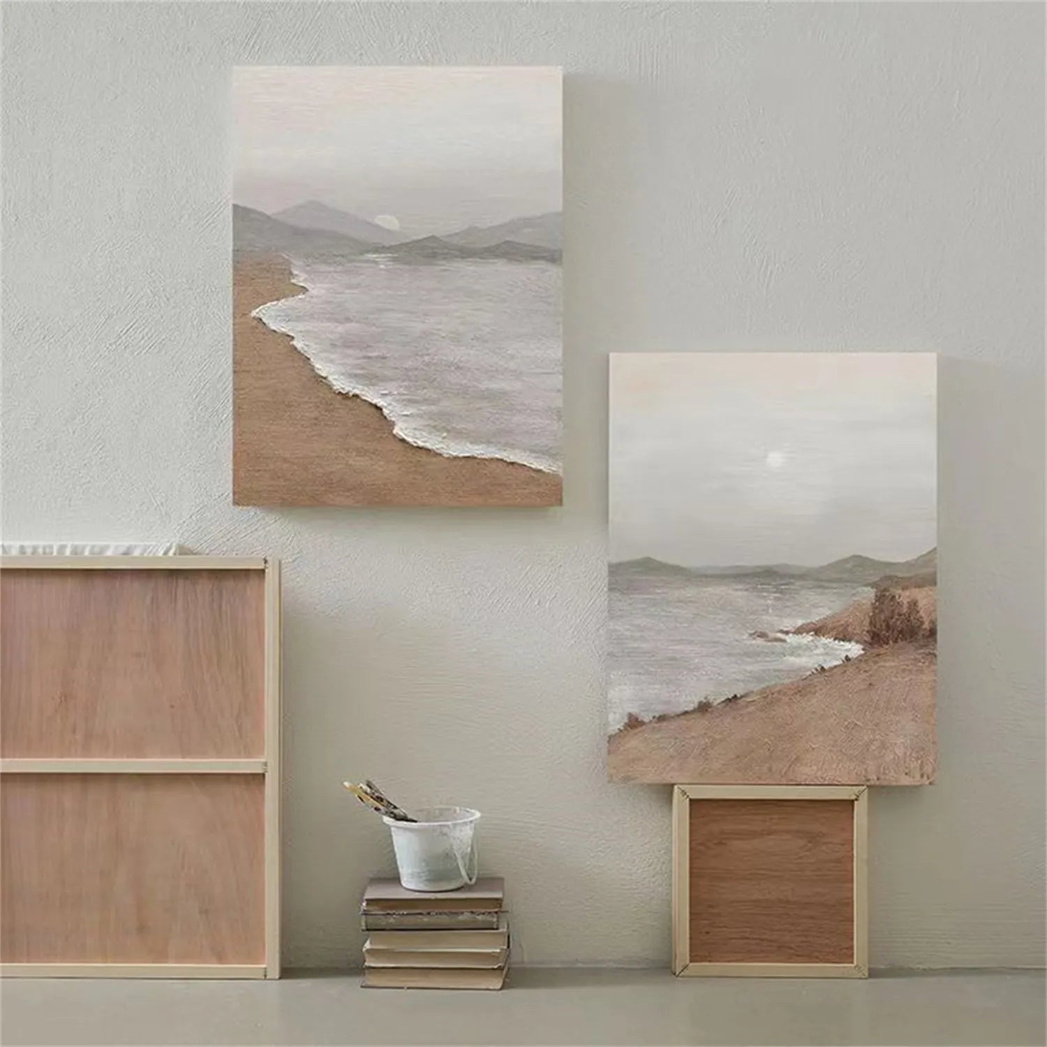 Ocean And Sky Painting Set of 2#OS 193