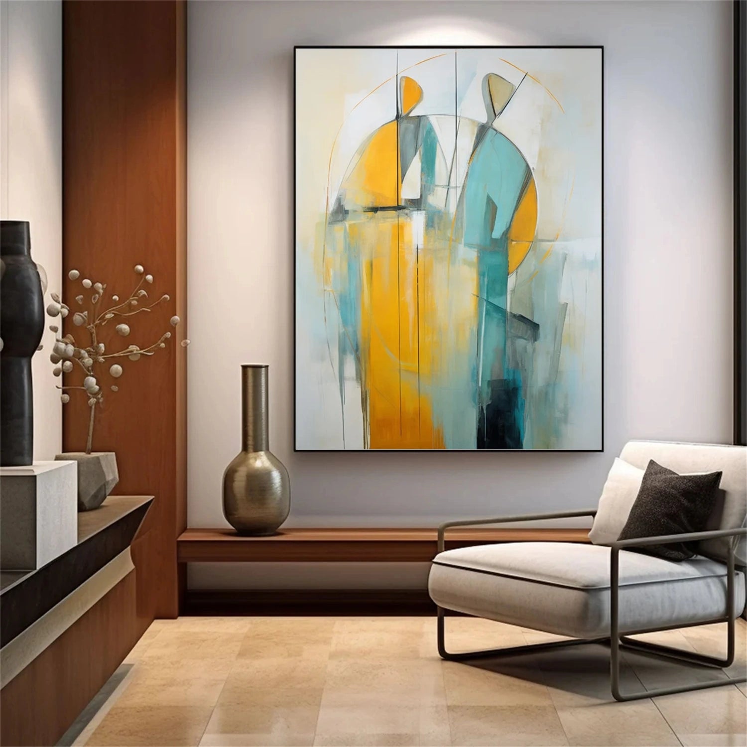 Contemporaty Abstract Minimalist Wall Art #CW018