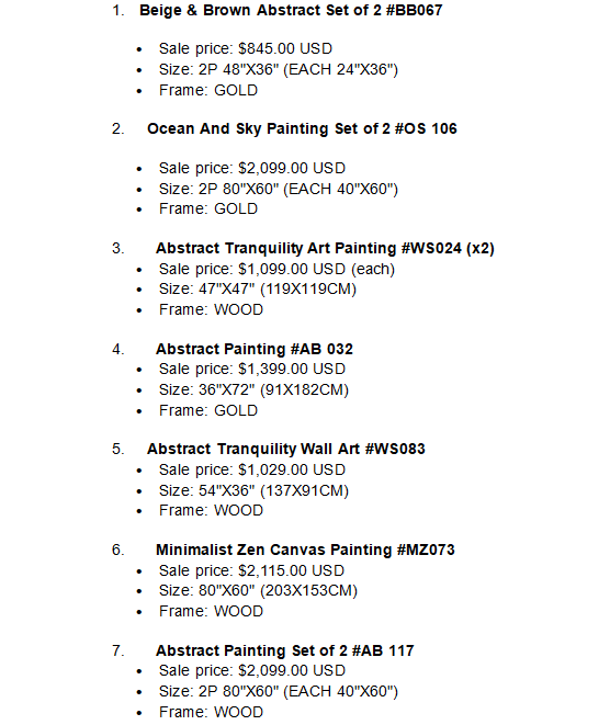 Bulk Purchase Order