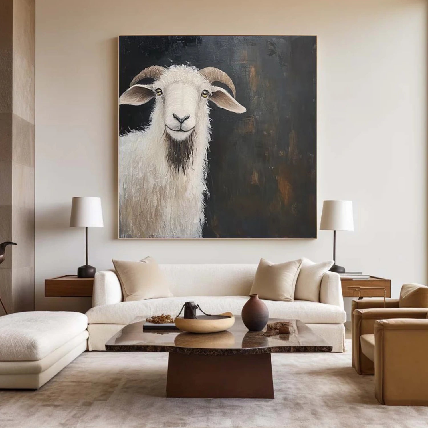 Abstract Animal Canvas Art #AP200