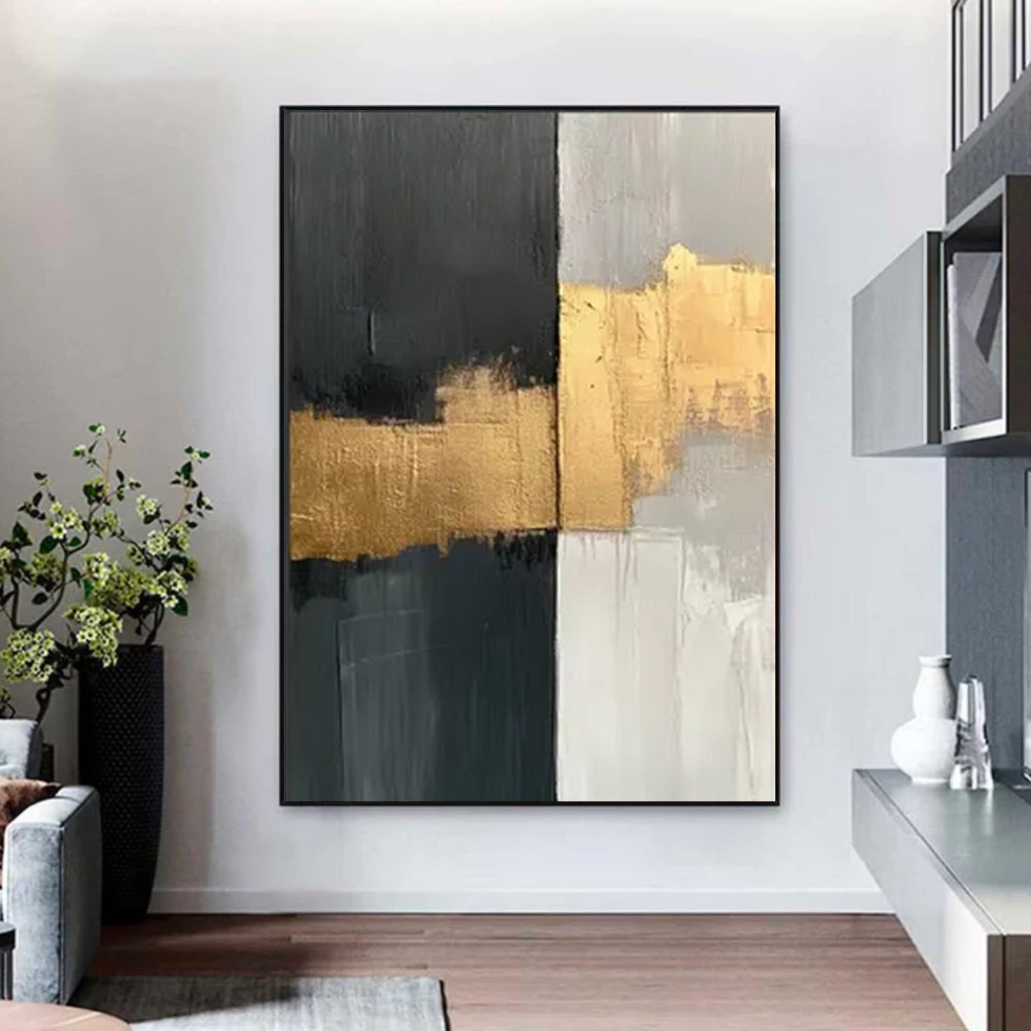 Minimalist Texture Canvas # MM371