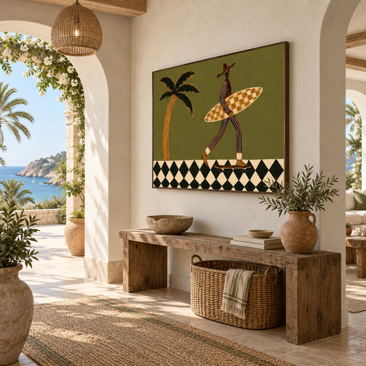 Abstract Portrait Wall Art #PT093