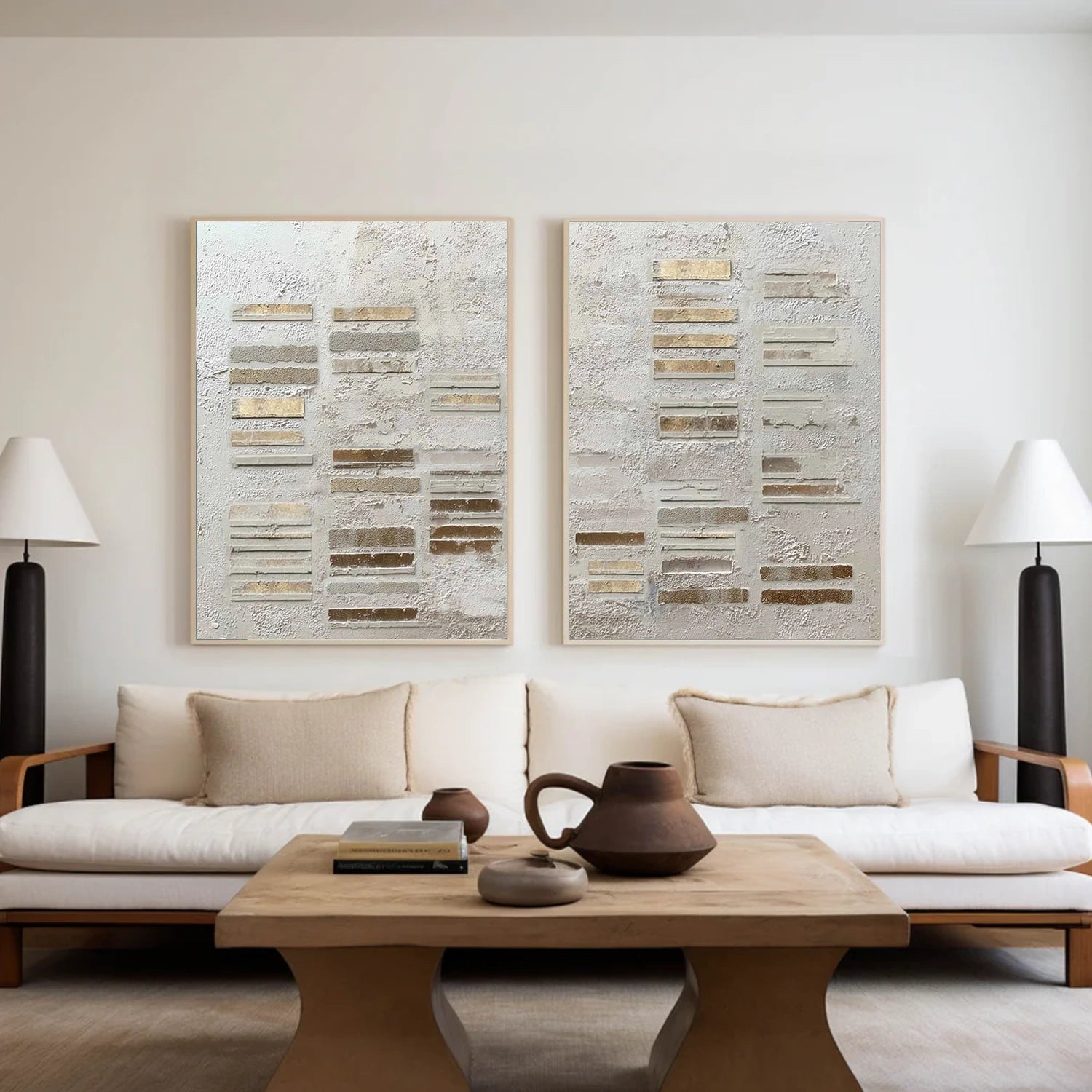 Wabi Sabi Texture Wall Art  Set of 2 #WS406