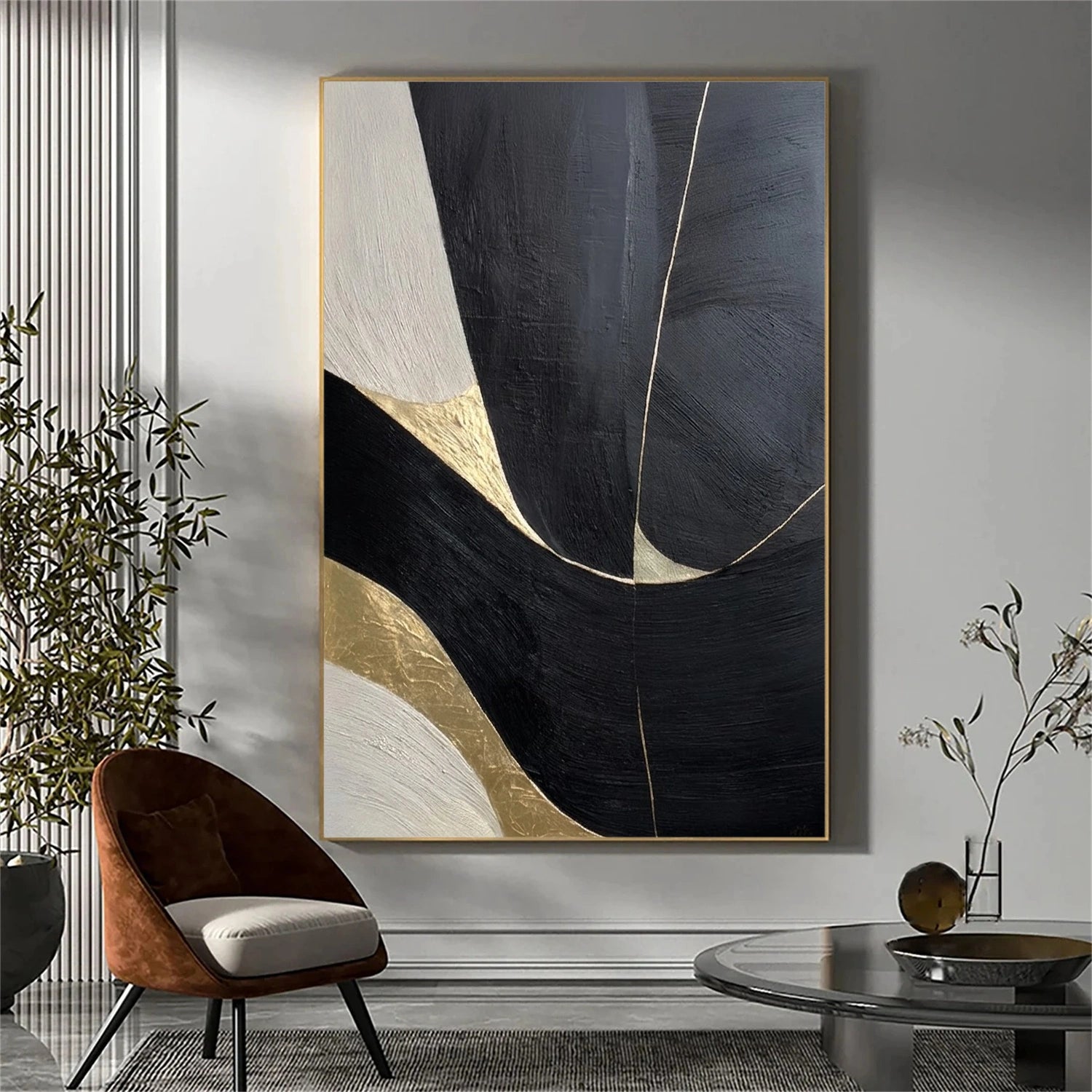 Minimalist Textured Canvas # MM434