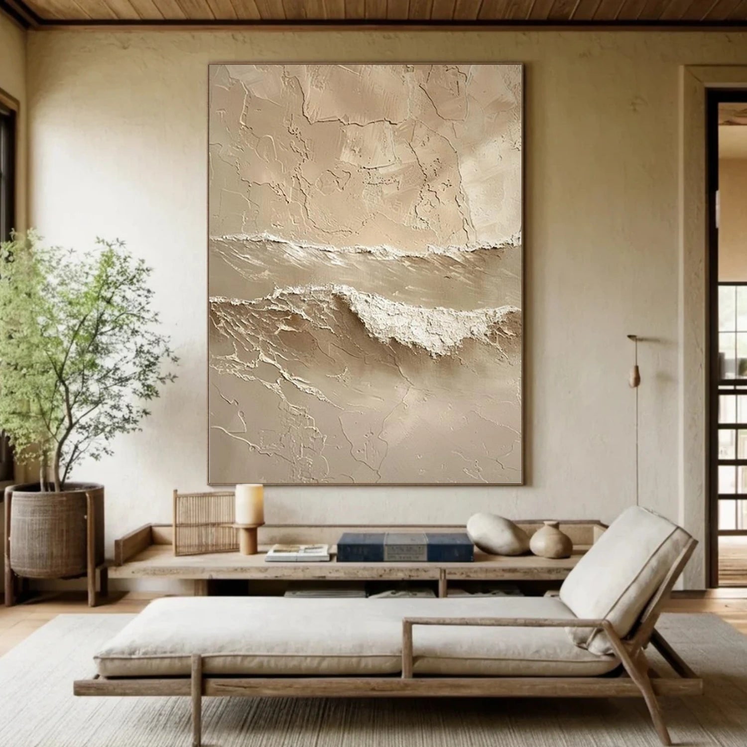 Minimalist Mountain Texture Canvas # MM405