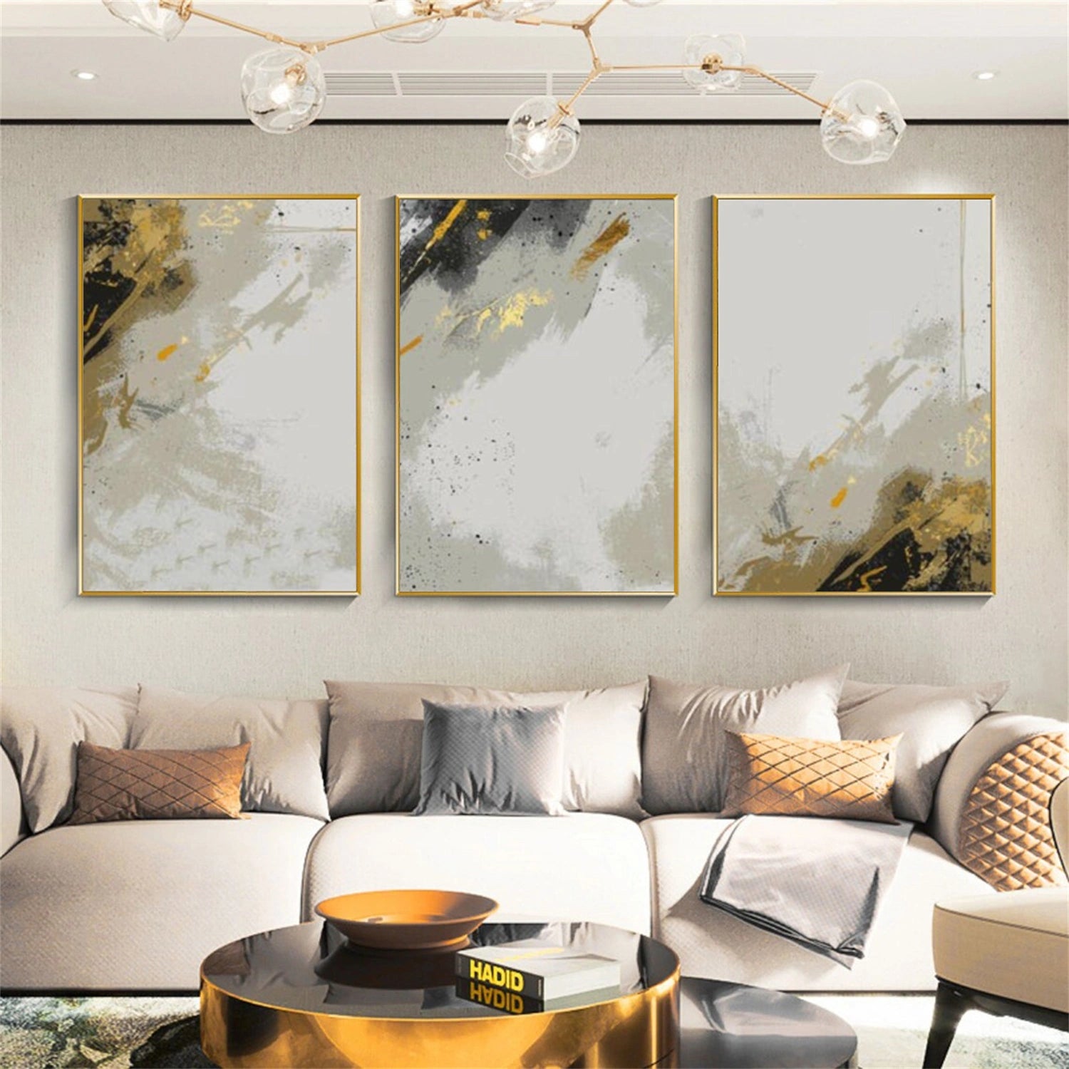 Abstract Wall Art Set of 3 #AB642