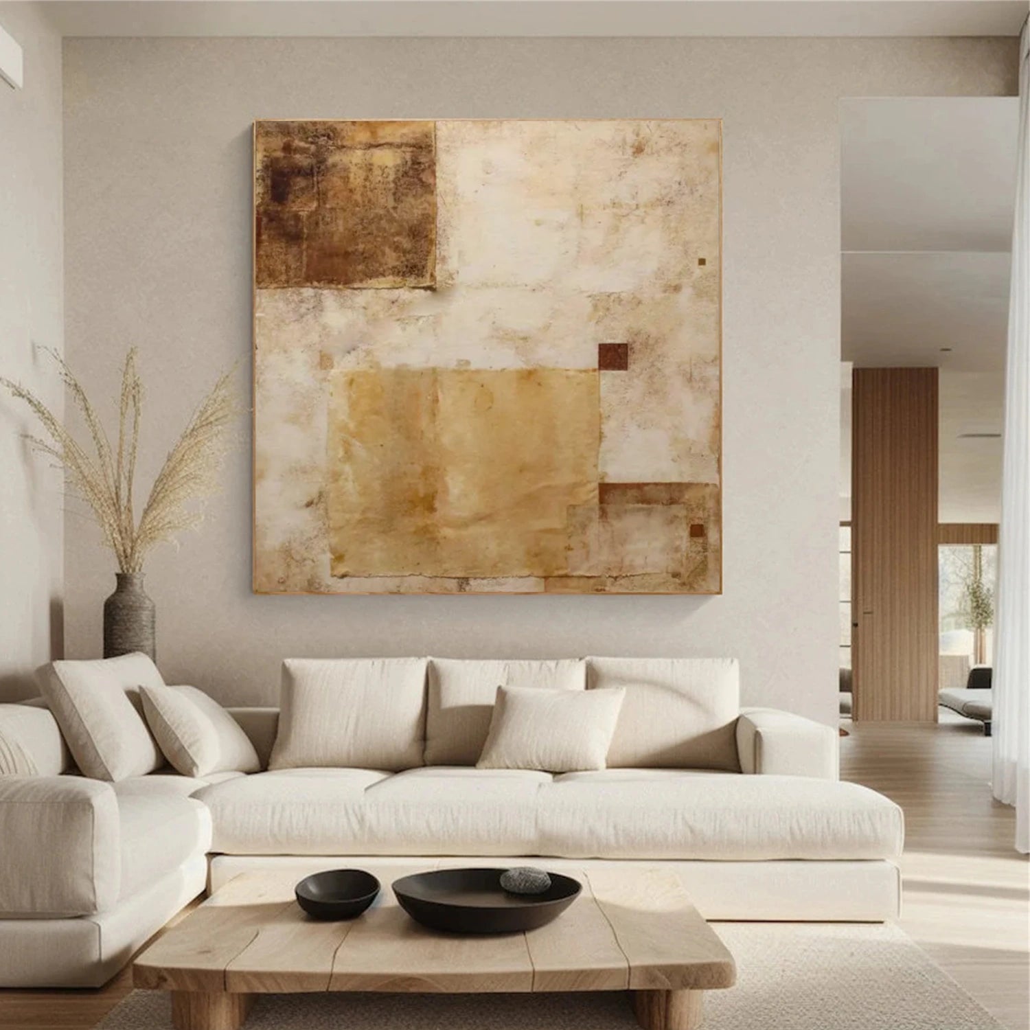 Beige & Brown Wabi Sabi Wall Art #WS392