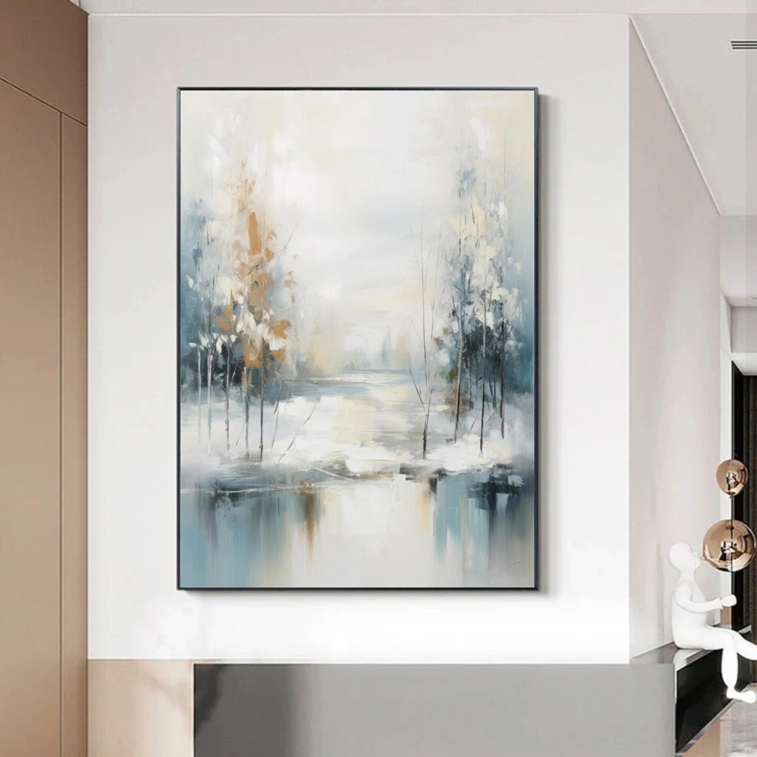 Flower & Tree Abstract Canvas Art #FT 264