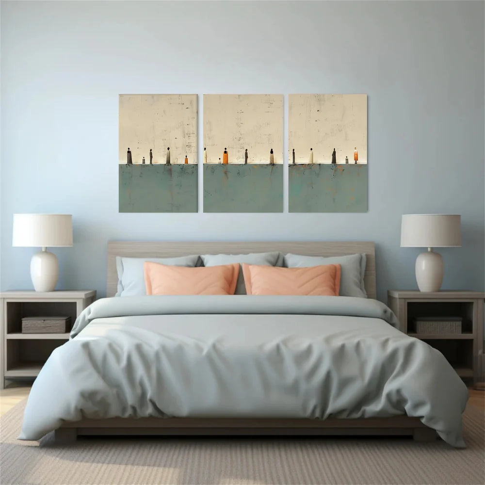 Abstract Set of 3 Wall Art#AB 442