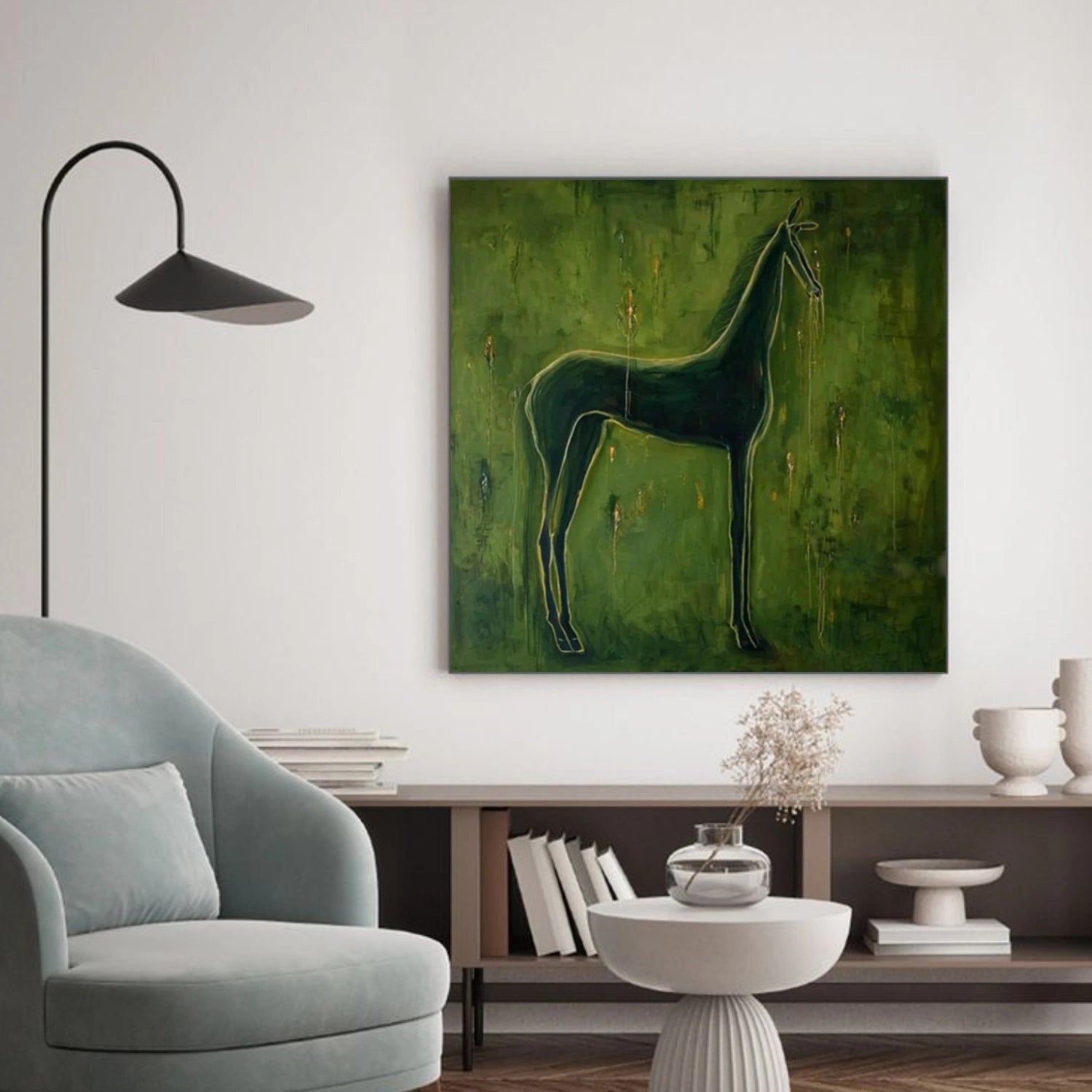 Abstract Animal Canvas Art #AP212