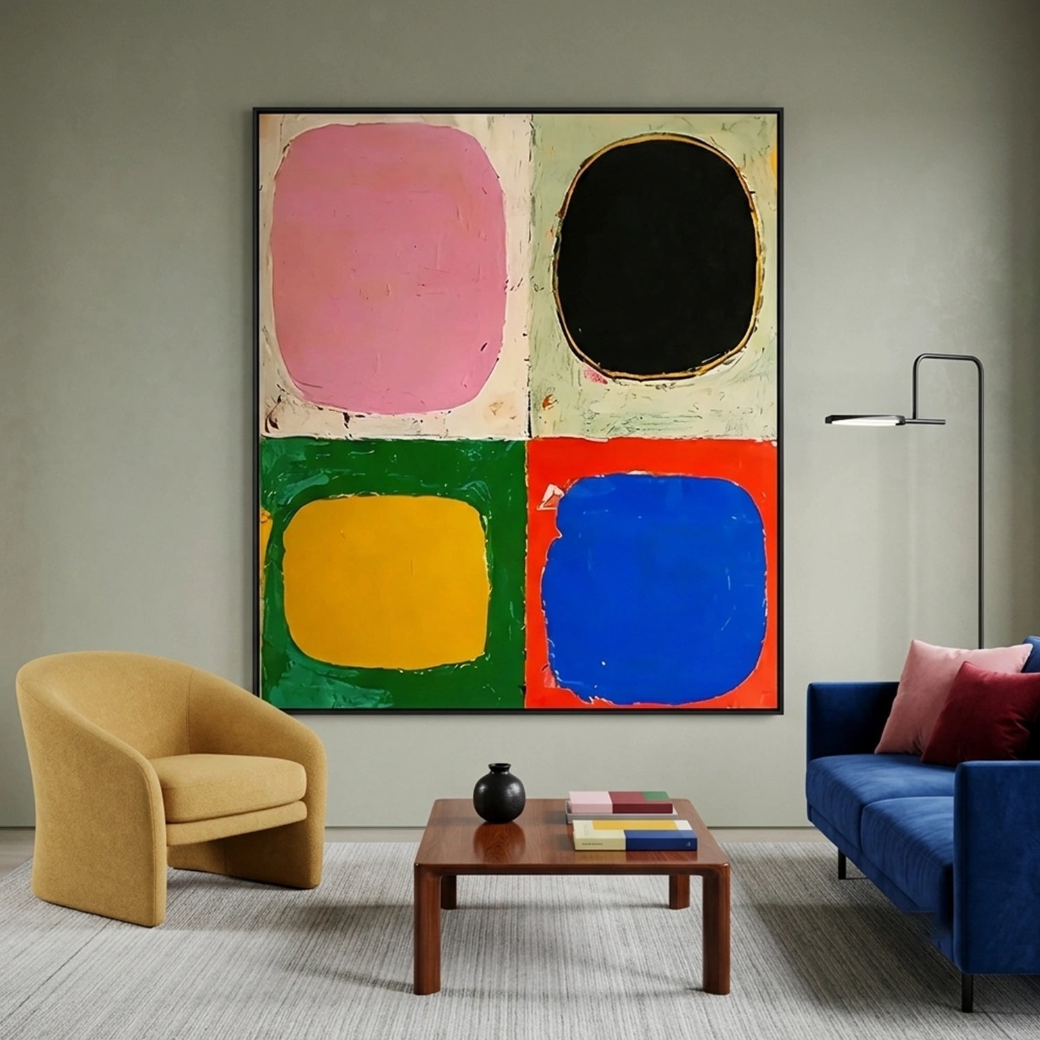 Colorful Abstract  Wall Art  # AB701