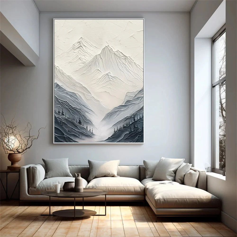 3D Textured Plaster Art Minimalist Wall Art #MM307