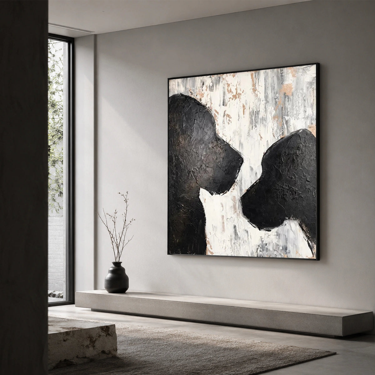 Abstract Animal Canvas Art #AP260