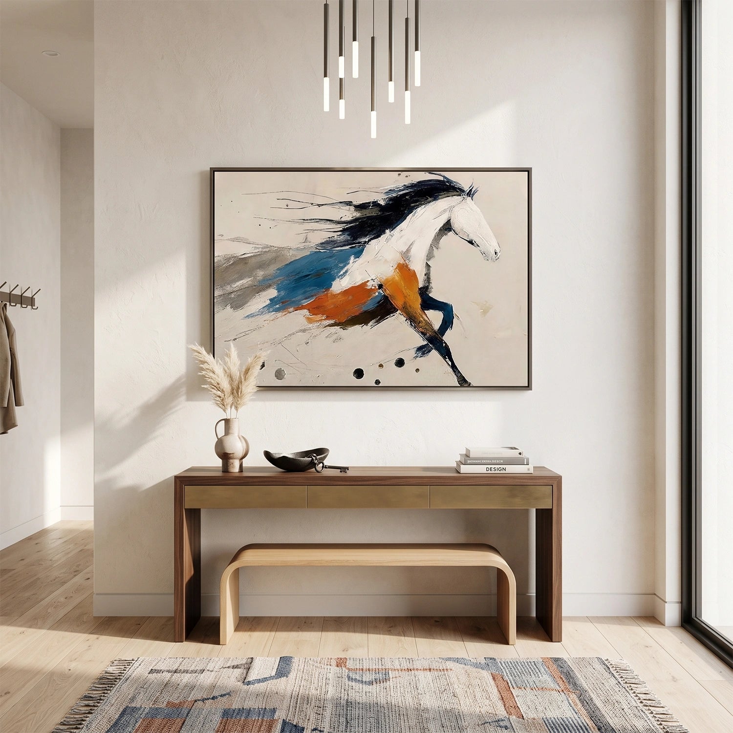 Abstract Animal Canvas Art #AP238