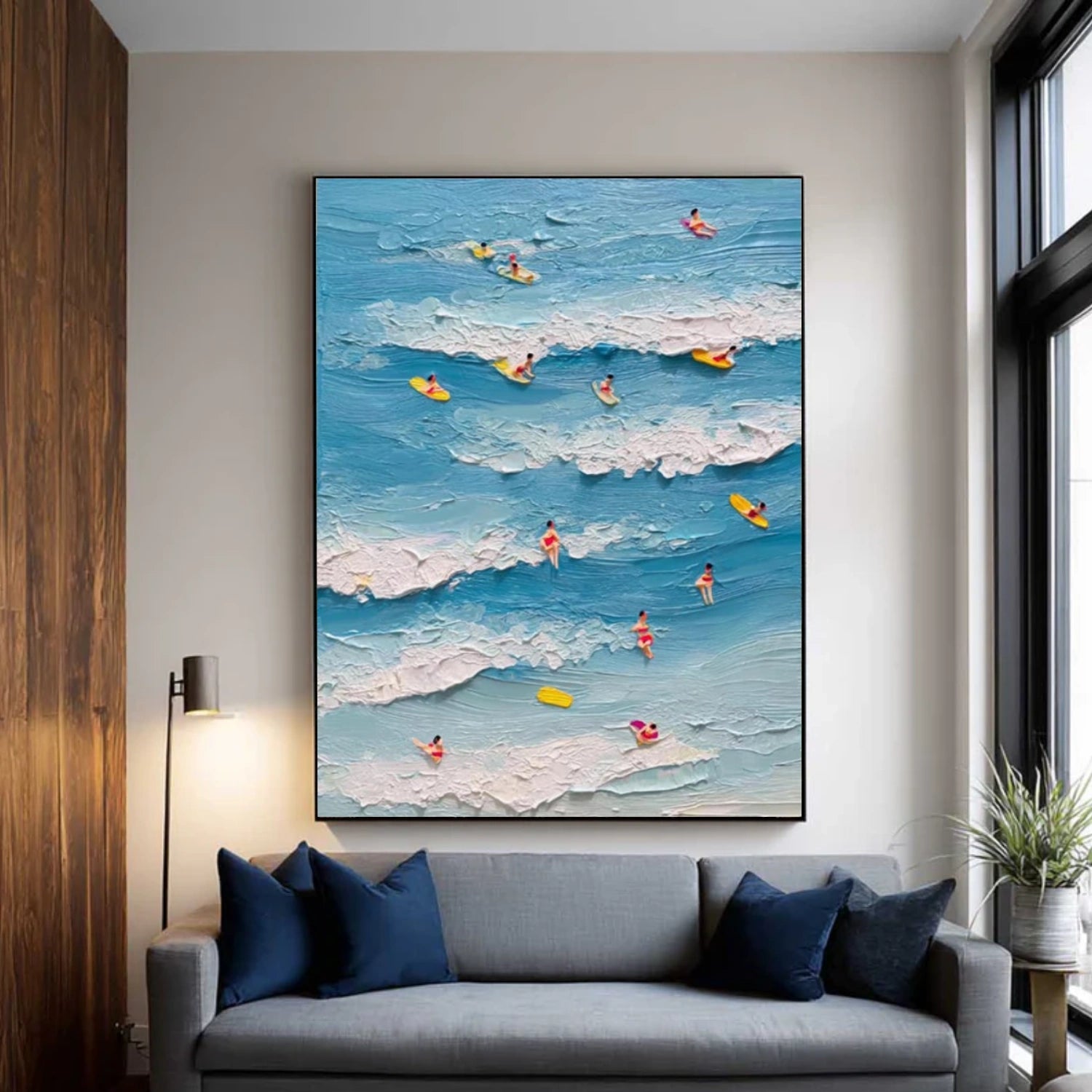 Sport Art Texture Painting Canvas  # SA079
