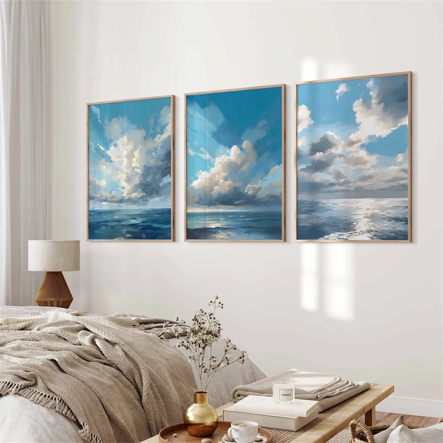 Ocean And Sky Painting Set of 3 #OS 214