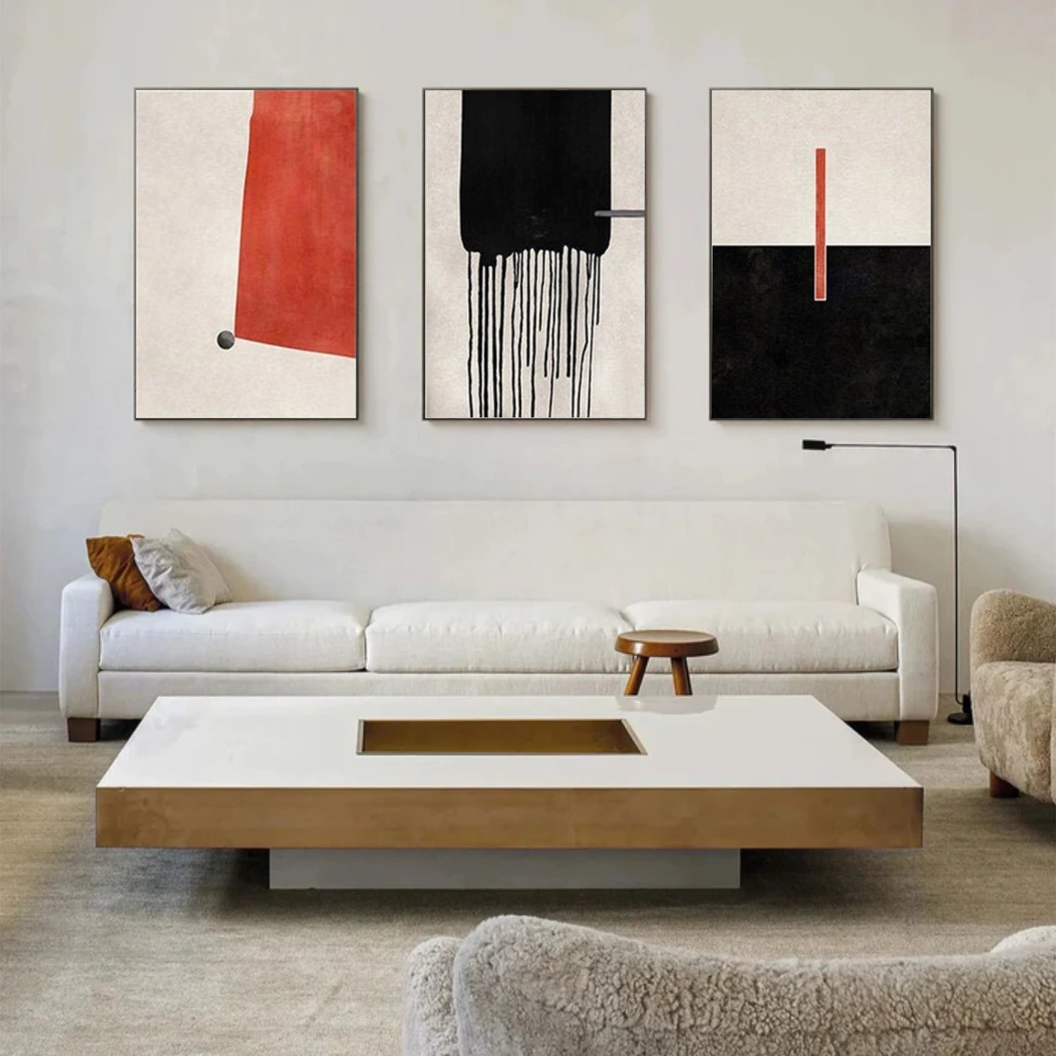 Abstract Wall Art Set of 3 # AB645