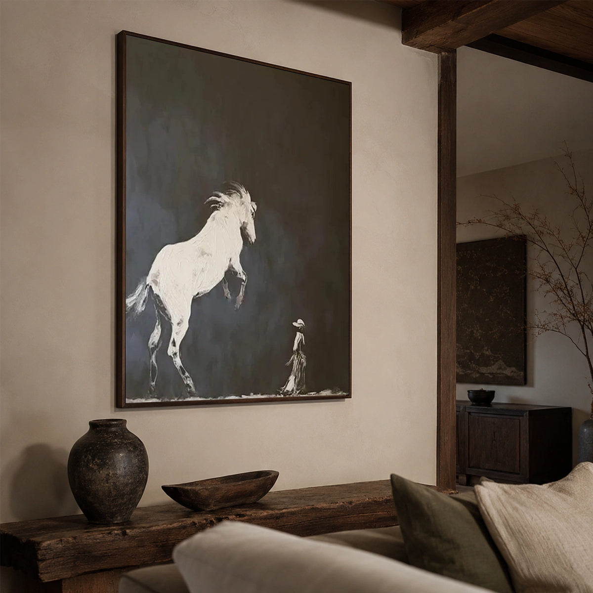 Abstract Animal Canvas Art #AP252