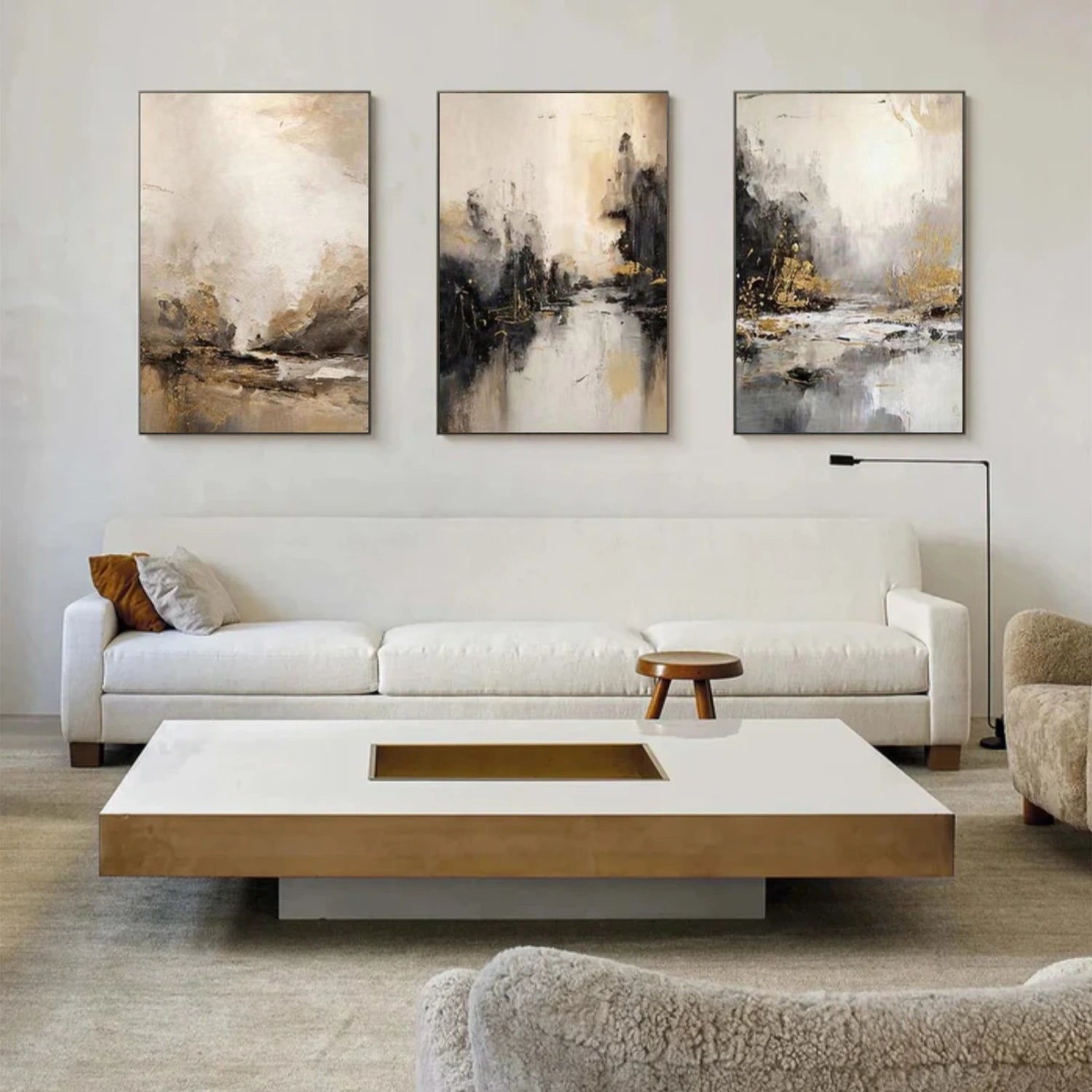 Abstract Wall Art Set of 3 # AB677