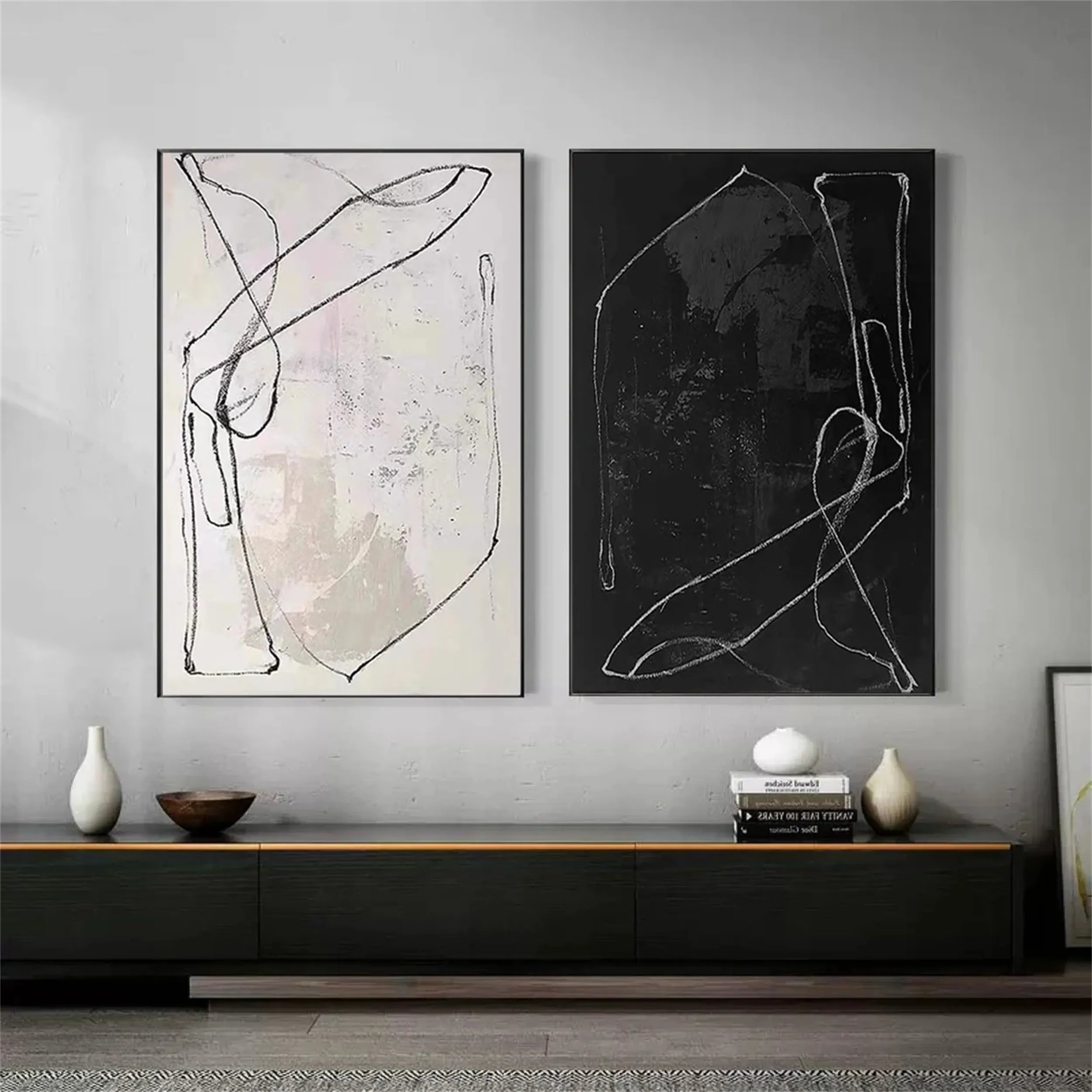 Abstract Painting Set of 2 #AB 117