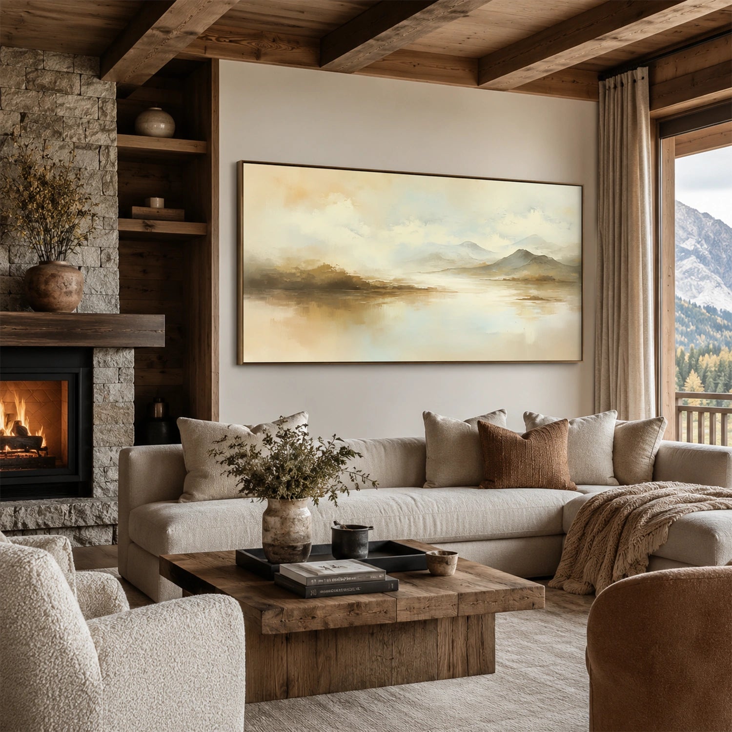 Minimalist Mountain Canvas # MM454