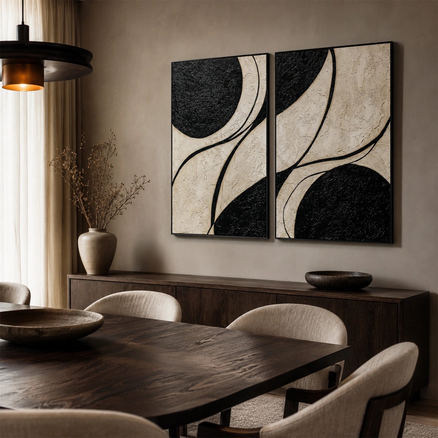 Wabi Sabi Wall Art Set of 2 # WS457