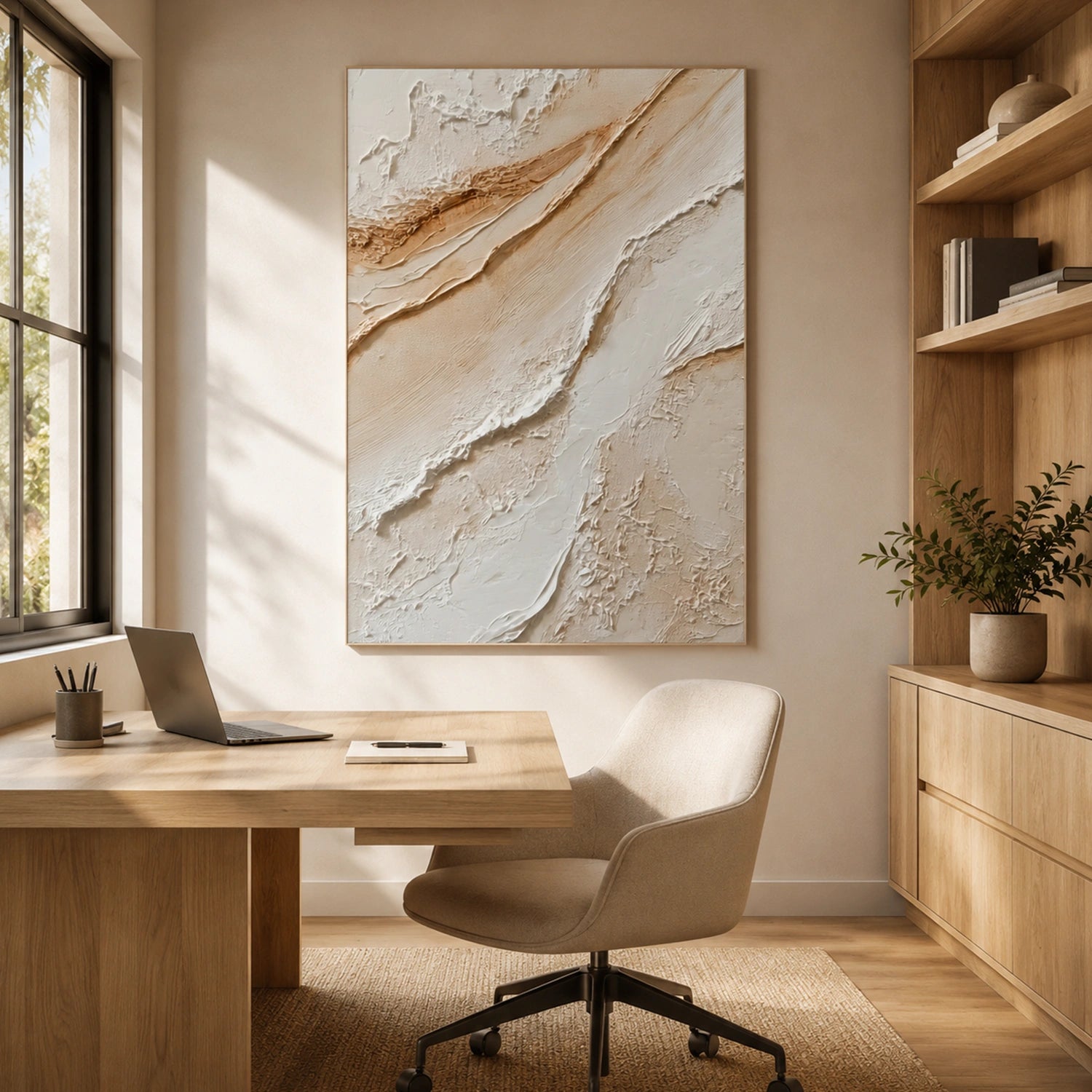 Minimalist Textured Canvas # MM447