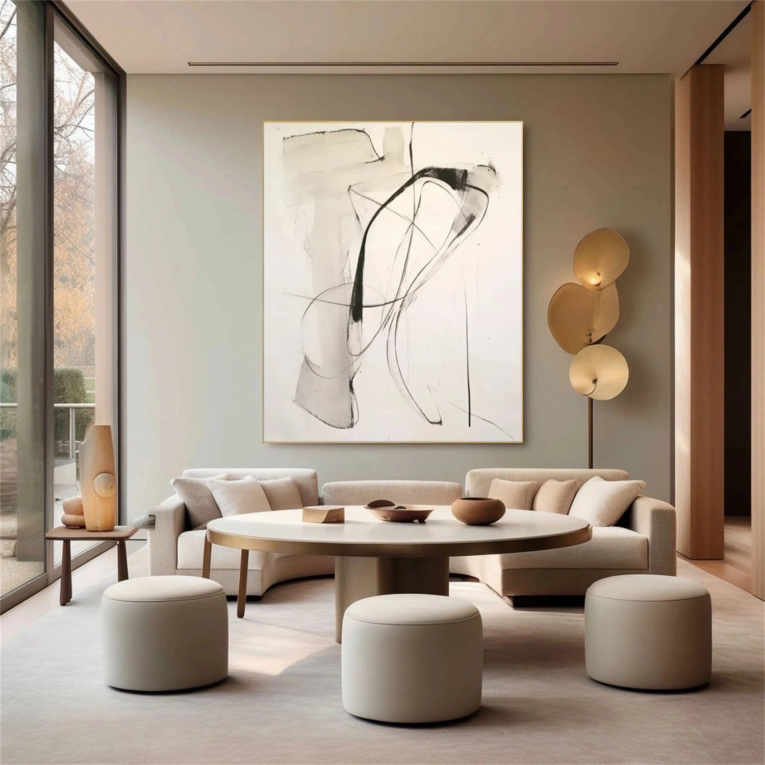 Wabi Sabi Textured Wall Art #WS320