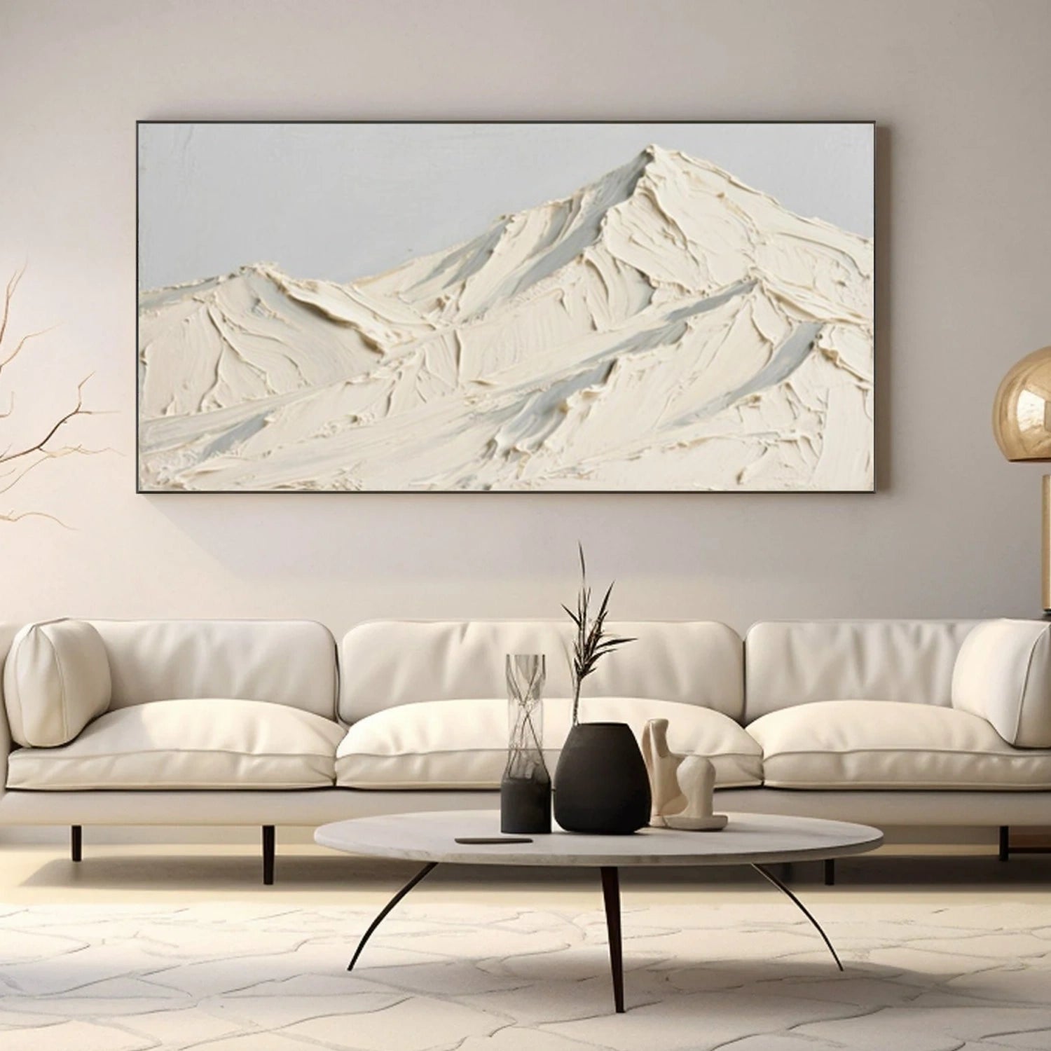 Minimalist Mountain Texture Canvas # MM375
