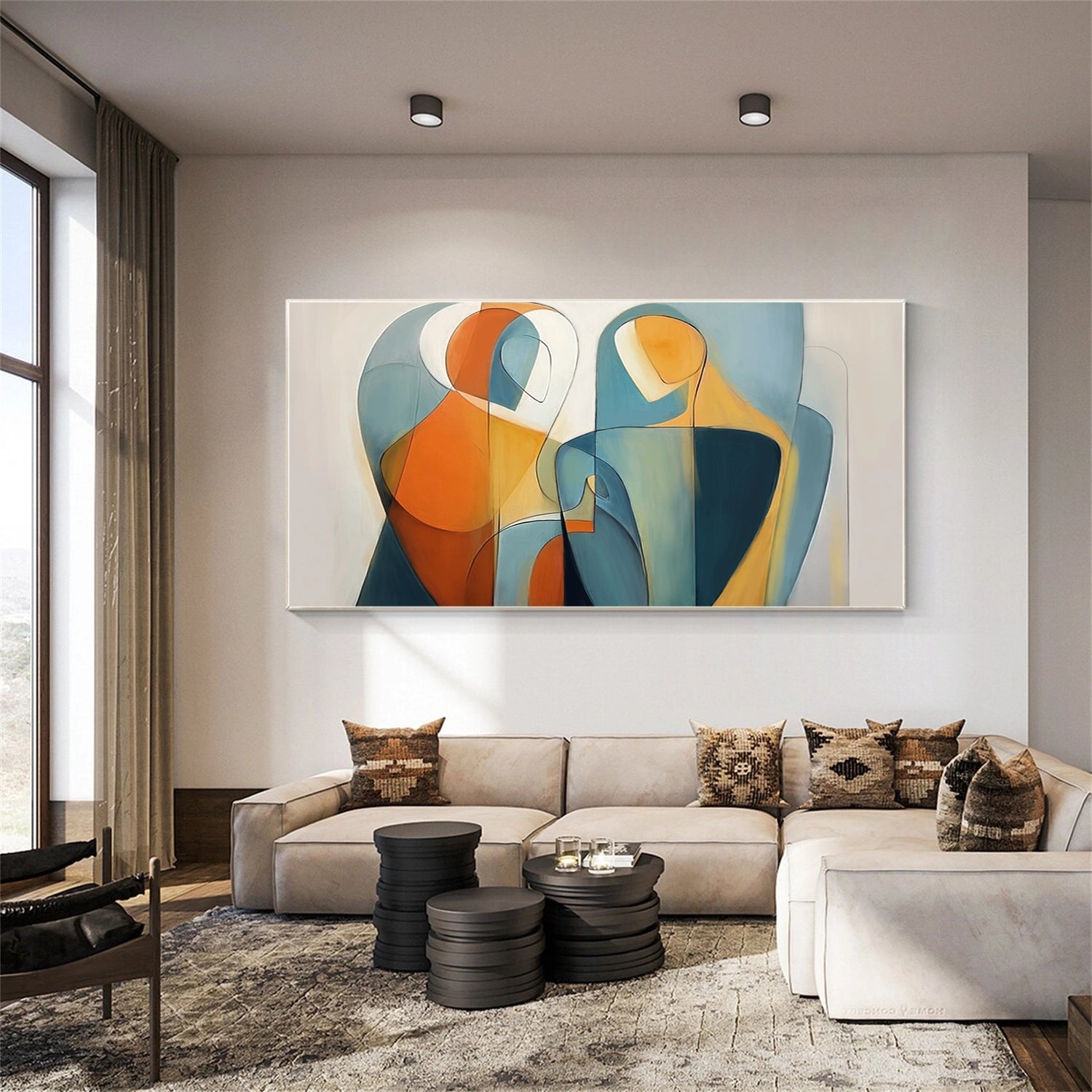 Contemporary Abstract Minimalist Wall Art #CW034