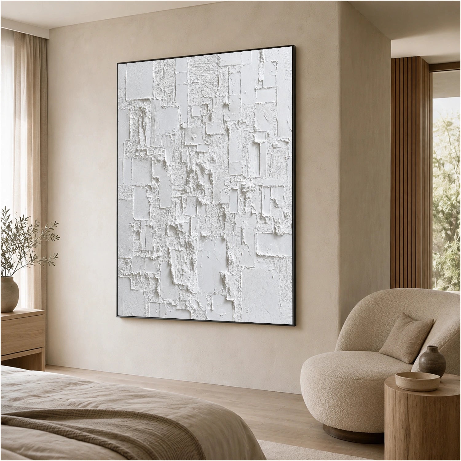 Minimalist Textured Canvas # MM460