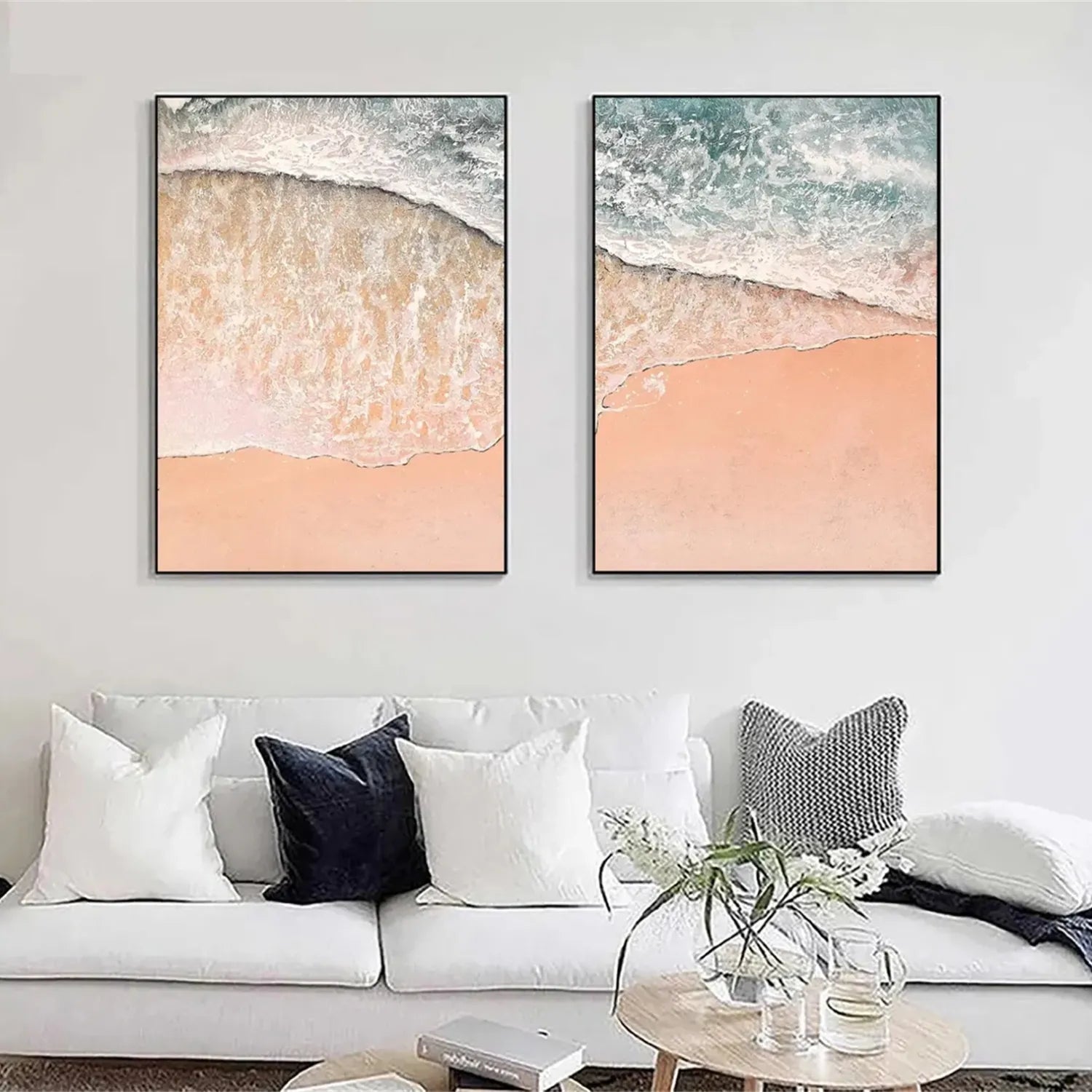 Ocean And Sky Painting Set of 2#OS 163