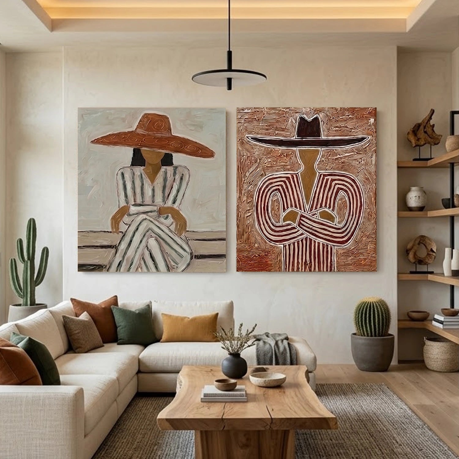 Americana Wall Art Set of 2  #VE072