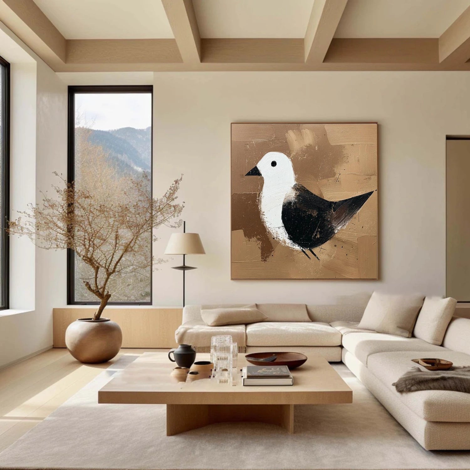 Abstract Animal Canvas Art #AP218