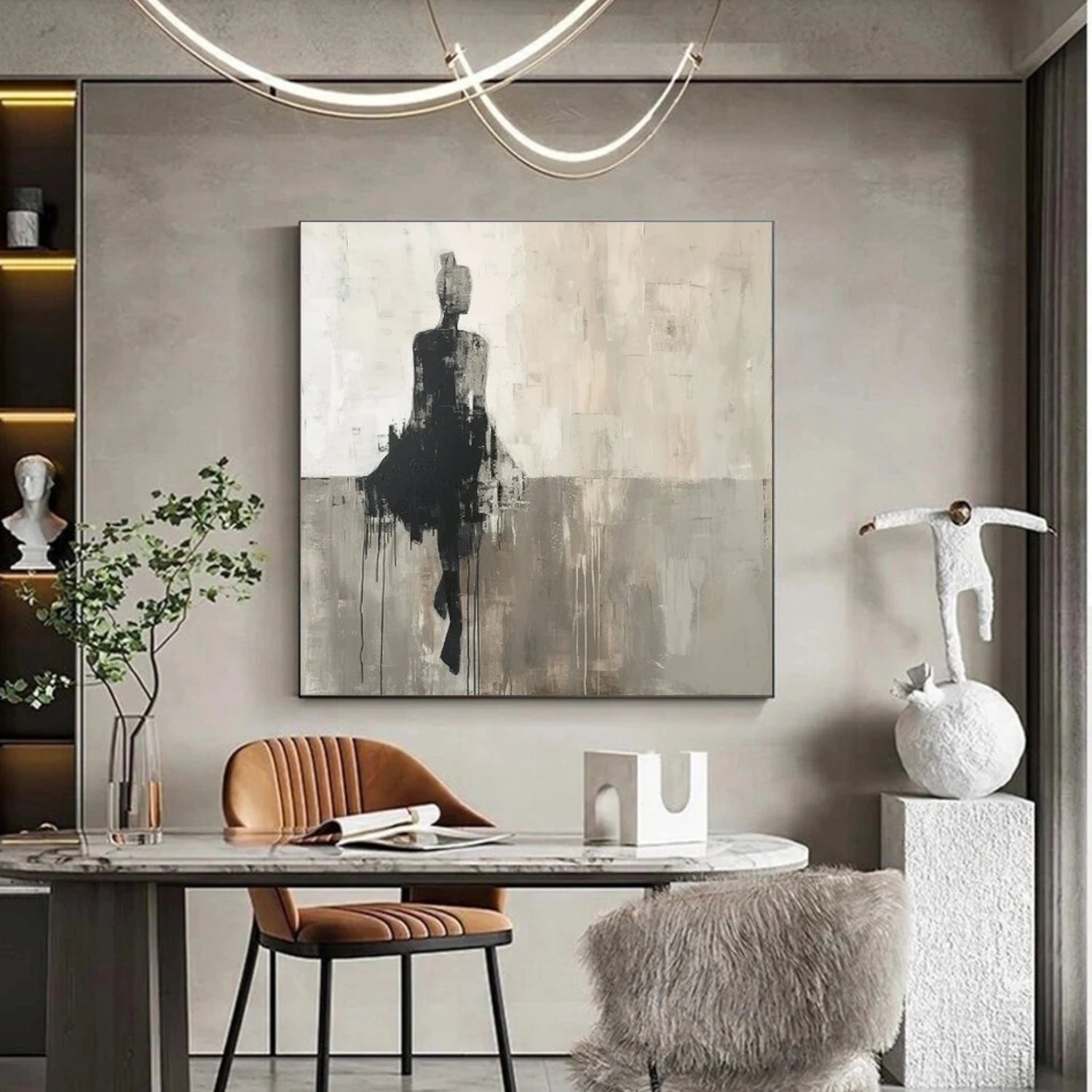 Contemporary Abstract Minimalist Wall Art #CW029