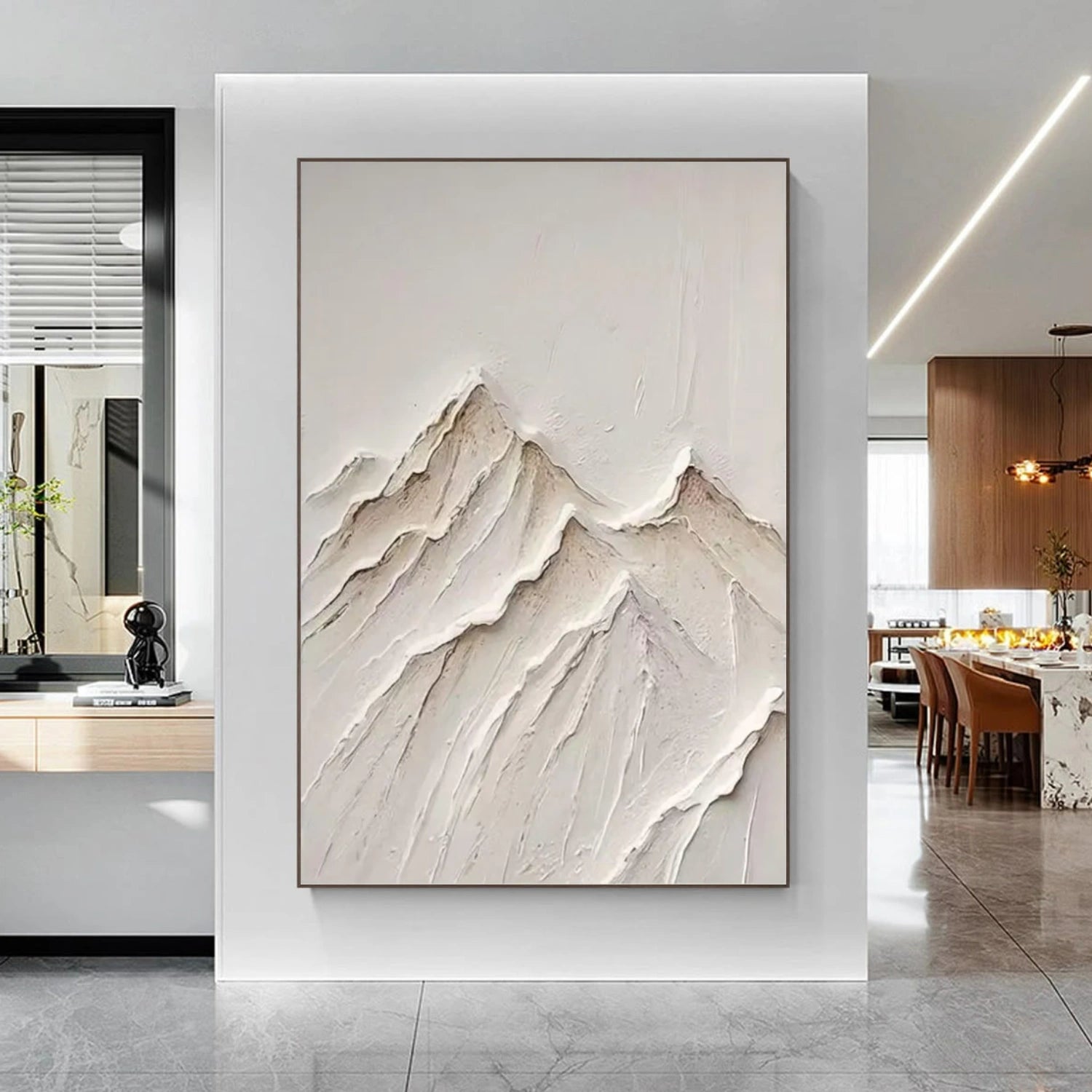Abstract Mountain Canvas Art #MM321
