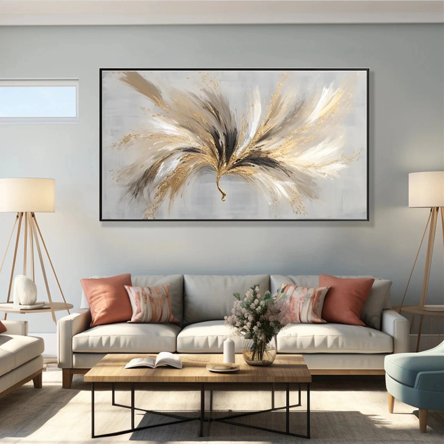 Abstract Textured Wall Art #AB 505