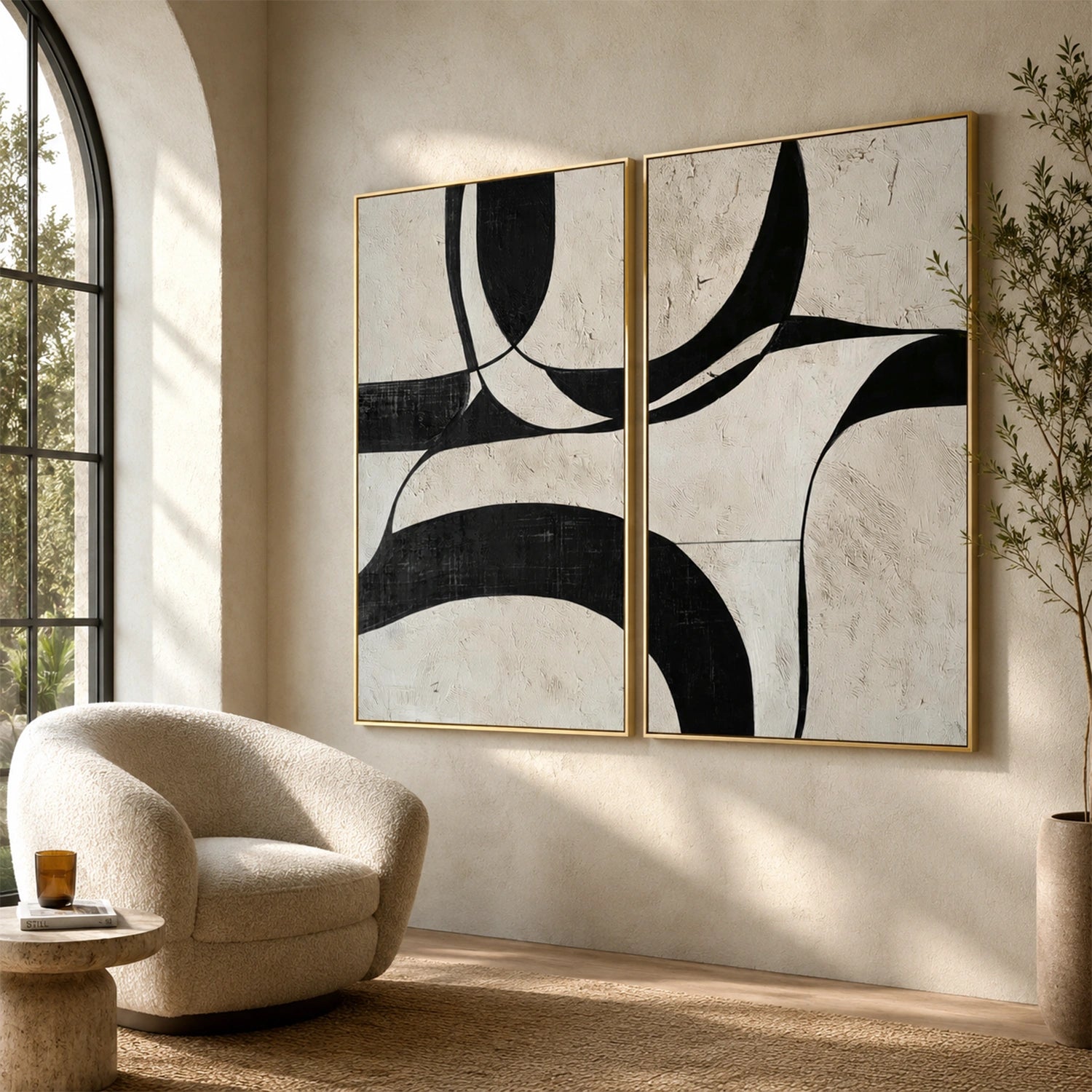 Wabi Sabi Wall Art Set of 2 # WS460