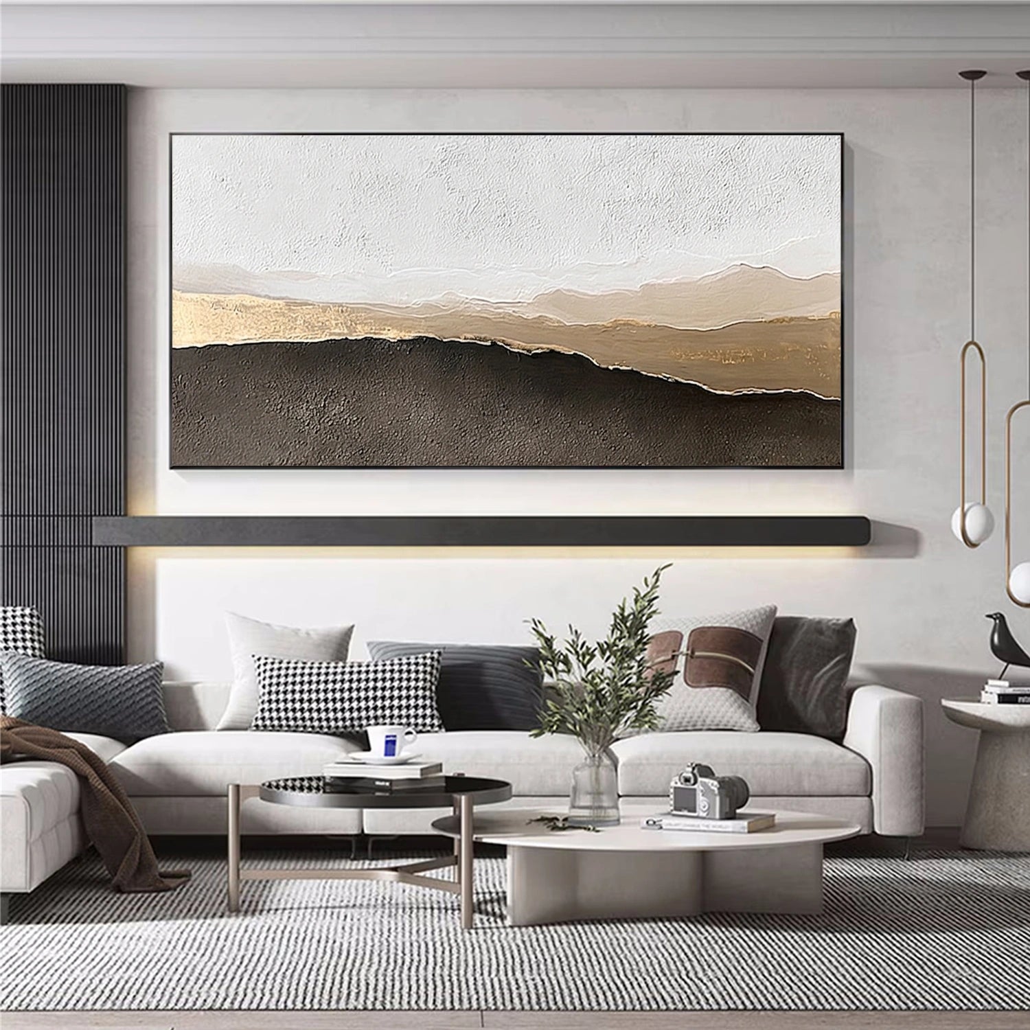 Minimalist Textured Canvas # MM435