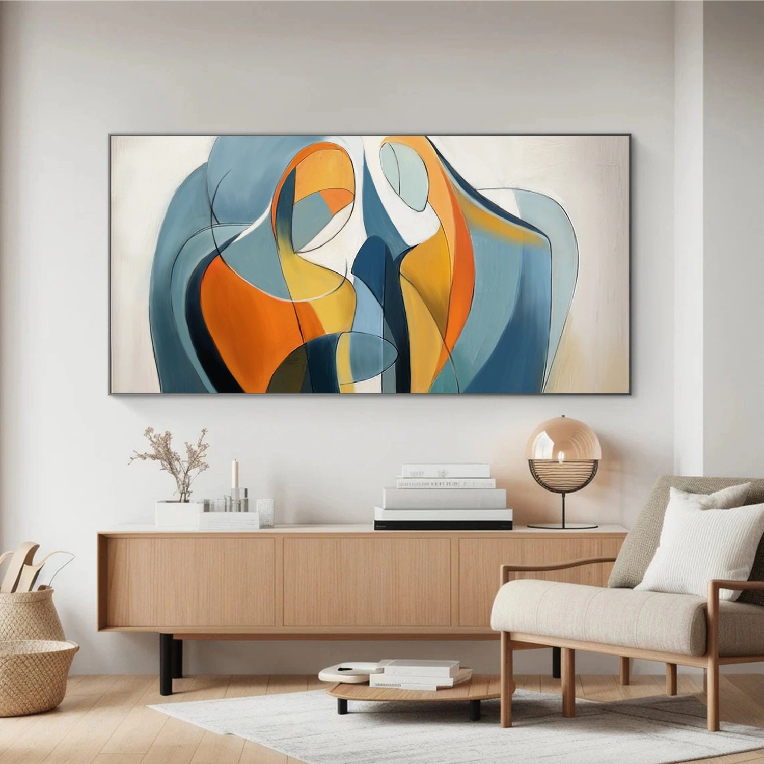 Contemporary Abstract Minimalist Wall Art #CW038