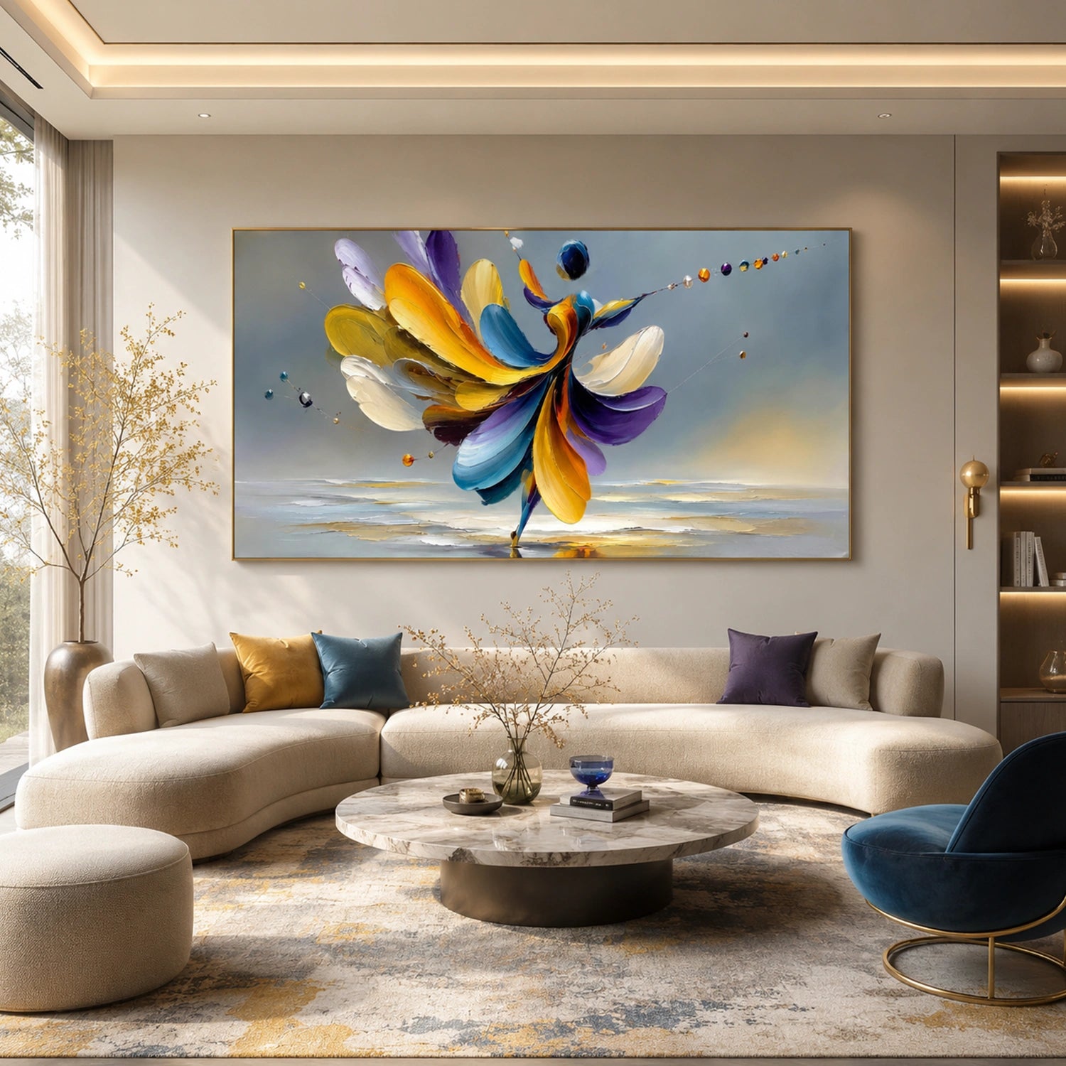 Abstract Portrait Texture Wall Art #PT 081