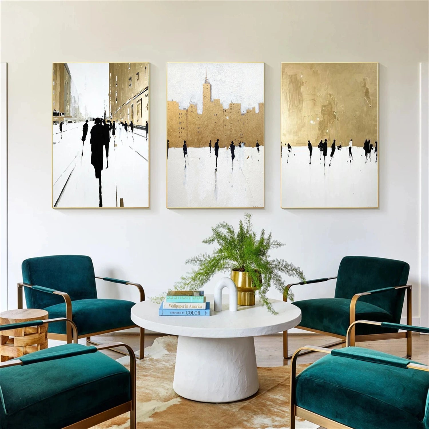 Abstract Portrait Set of 3 Wall Art #PT008