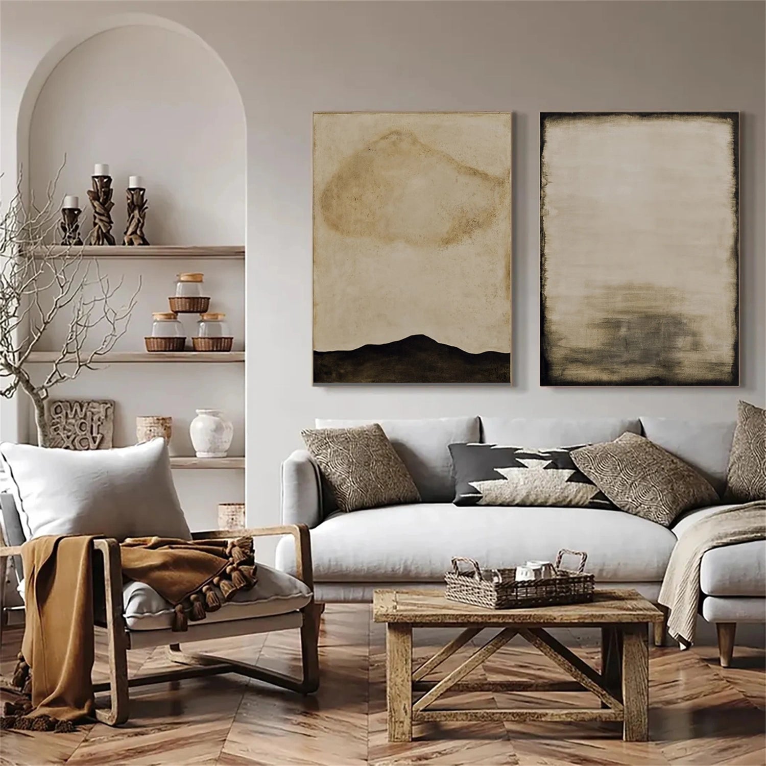 Wabi Sabi Set of 2 Wall Art #WS335
