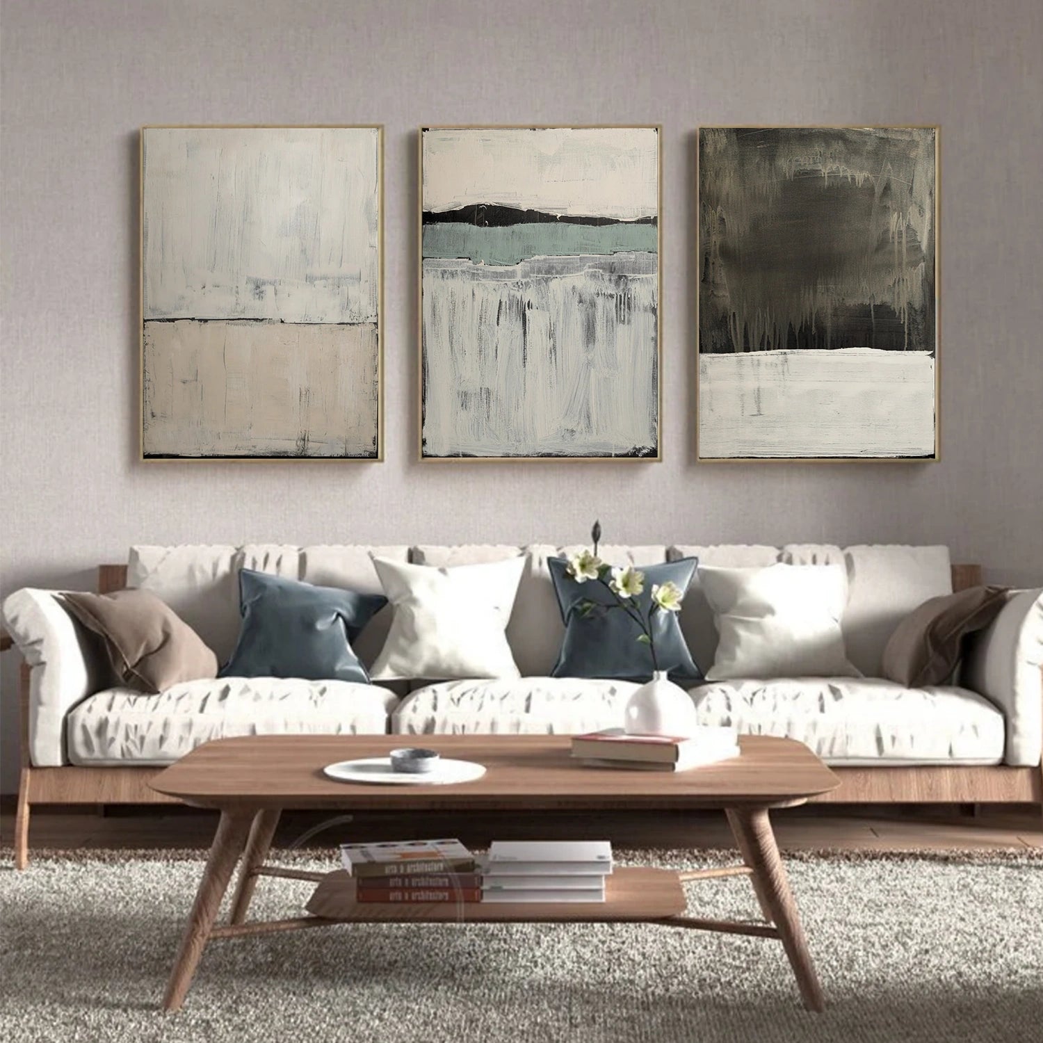 Wabi Sabi Set of 3 Wall Art #WS338