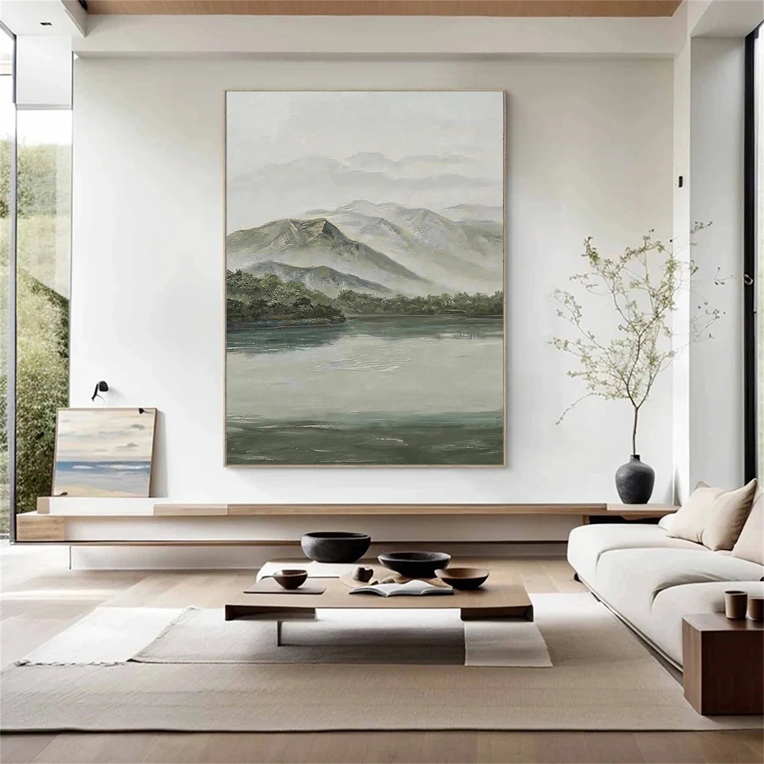 Minimalist Mountain Texture Canvas # MM428