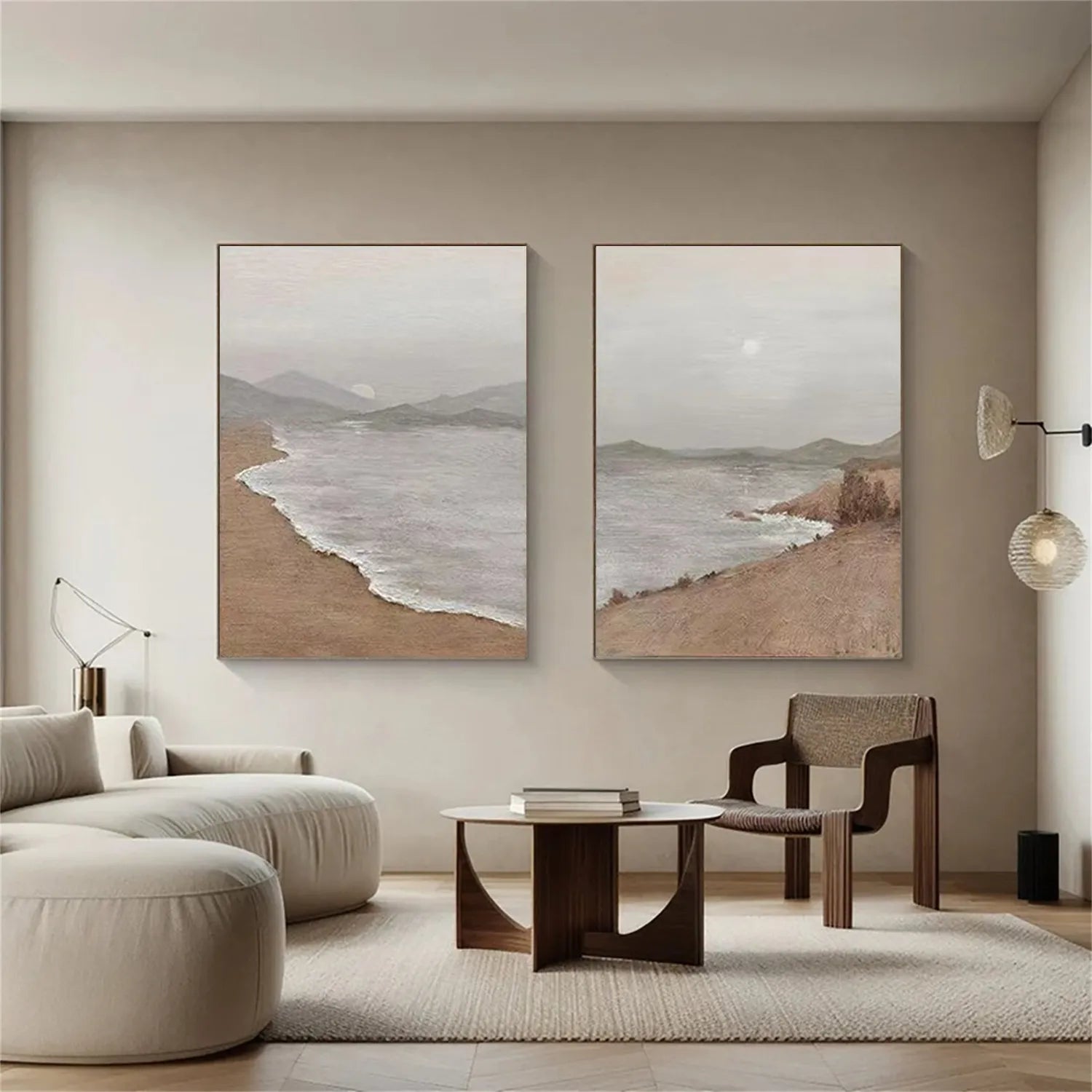 Ocean And Sky Painting Set of 2#OS 193