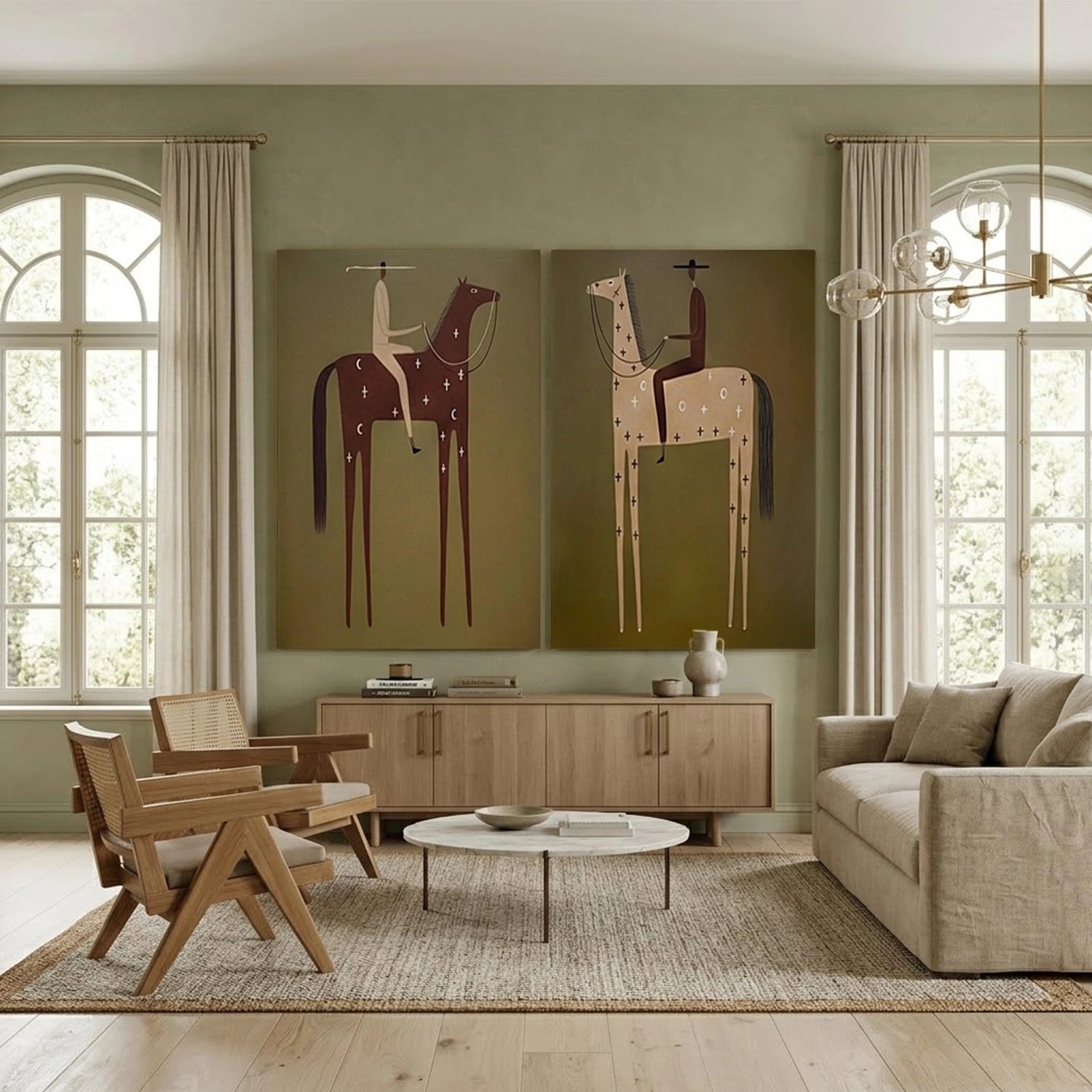 Americana Wall Art Set of 2 #VE065